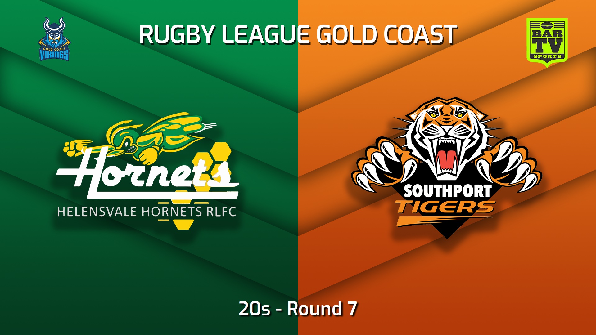 230611-Gold Coast Round 7 - 20s - Helensvale Hornets v Southport Tigers Slate Image
