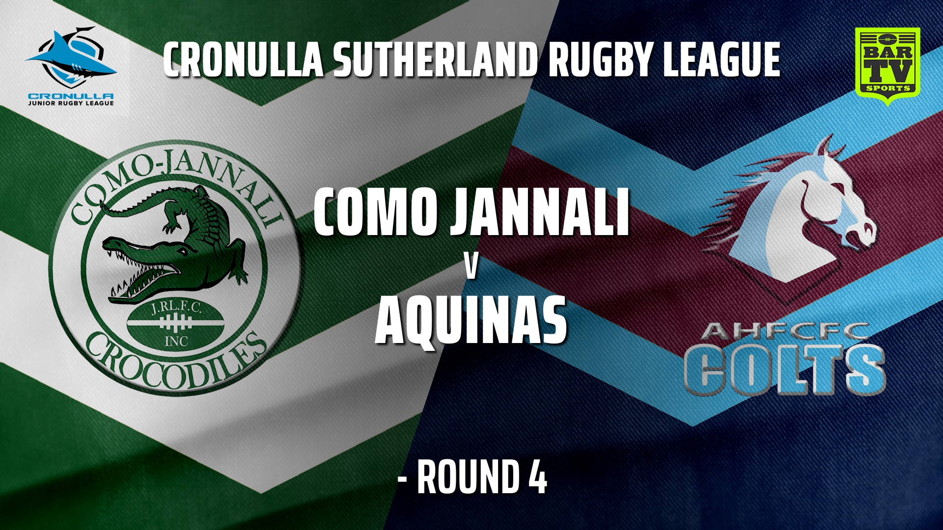 210522-Cronulla JRL Southern Under 13 Silver Round 4 - Como Jannali Crocodiles v Aquinas Colts Slate Image