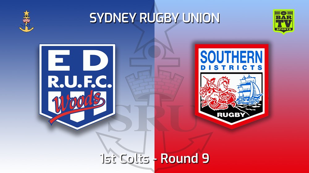 220528-Sydney Rugby Union Round 9 - 1st Colts - Eastwood v Southern Districts Slate Image
