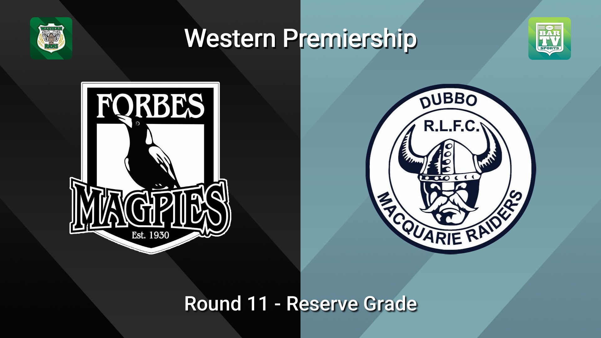 260705-video-Western Premiership Round 11 - Reserve Grade - Forbes Magpies v Dubbo Macquarie Raiders Slate Image