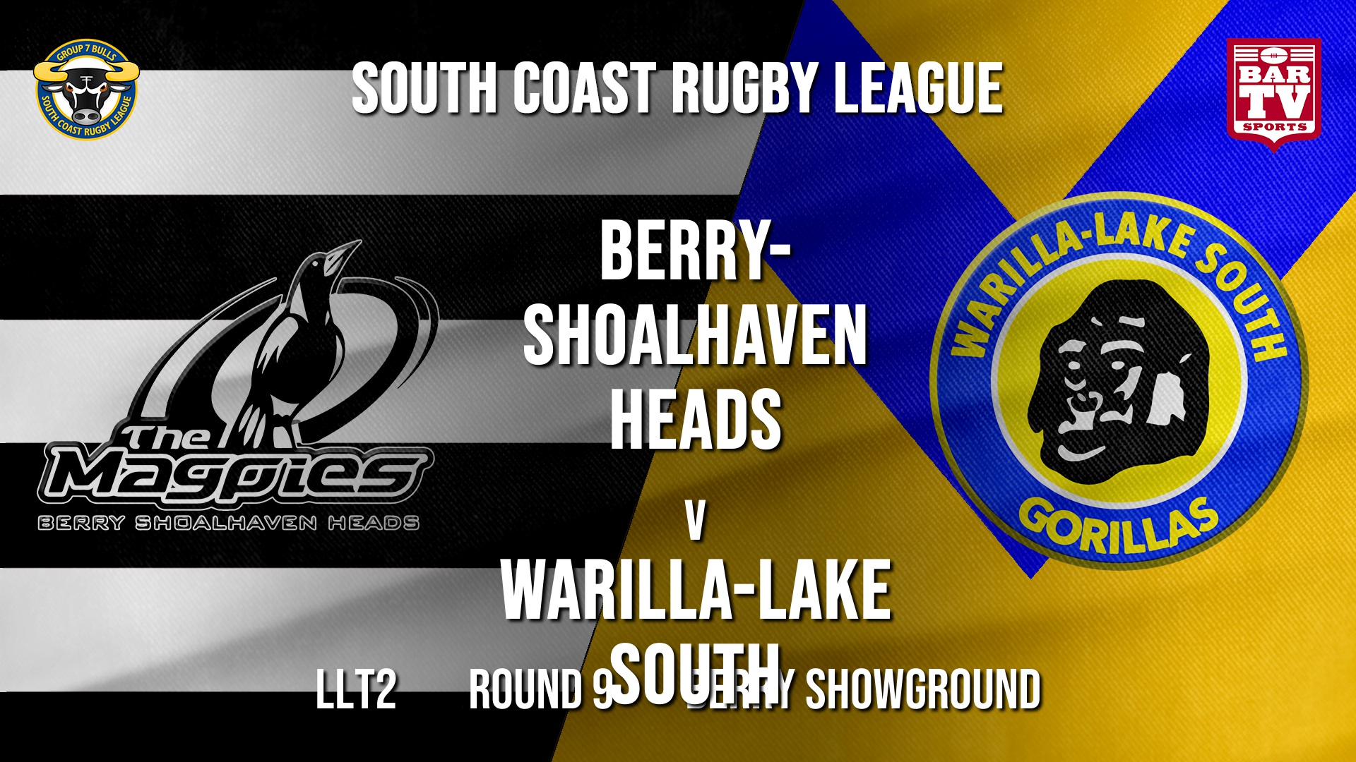 Group 7 RL Round 9 - LLT2 - Berry-Shoalhaven Heads v Warilla-Lake South Slate Image