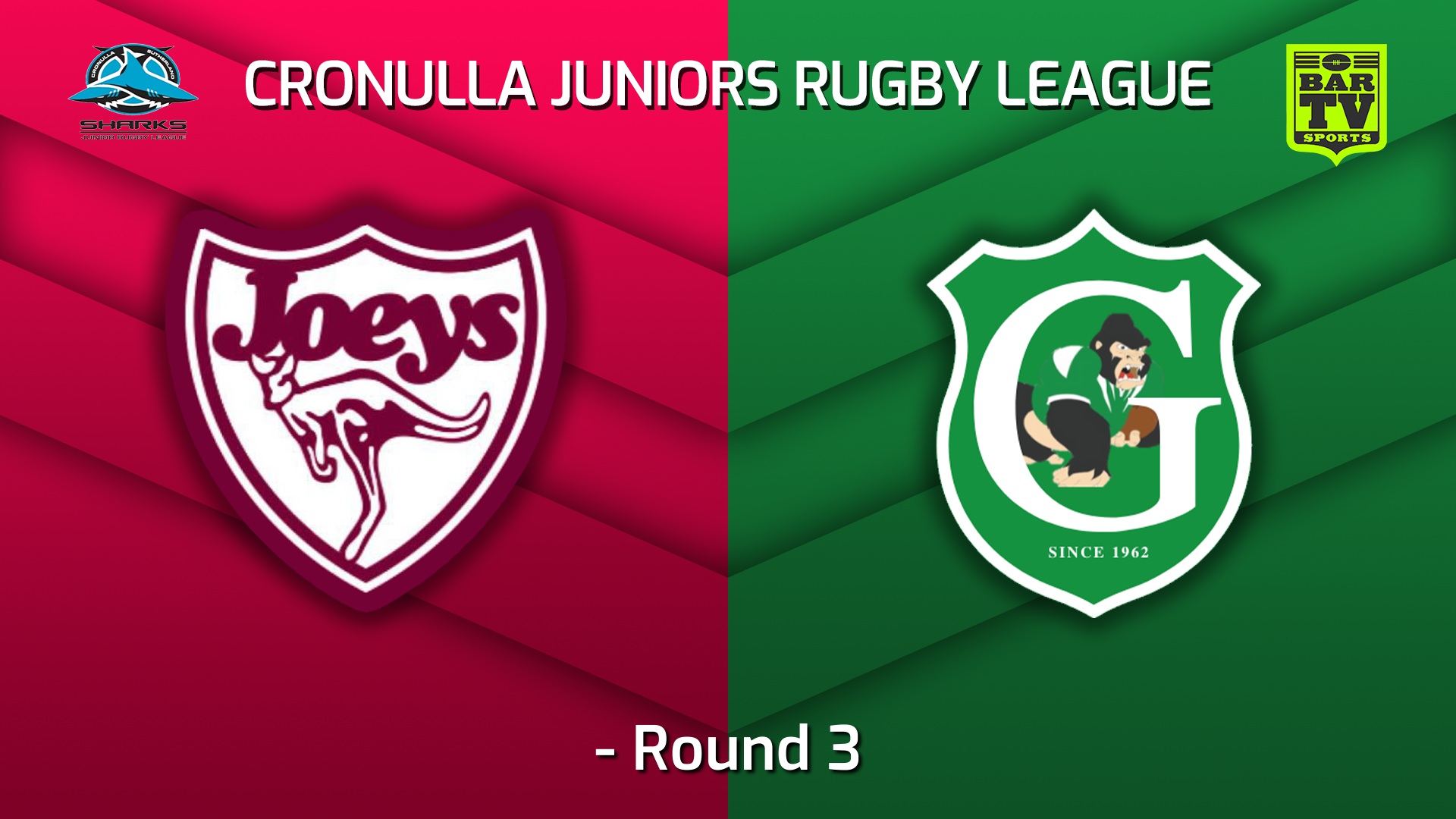 220515-Cronulla Juniors - U15 Blues Tag Round 3 - St Josephs v Gymea Gorillas Slate Image