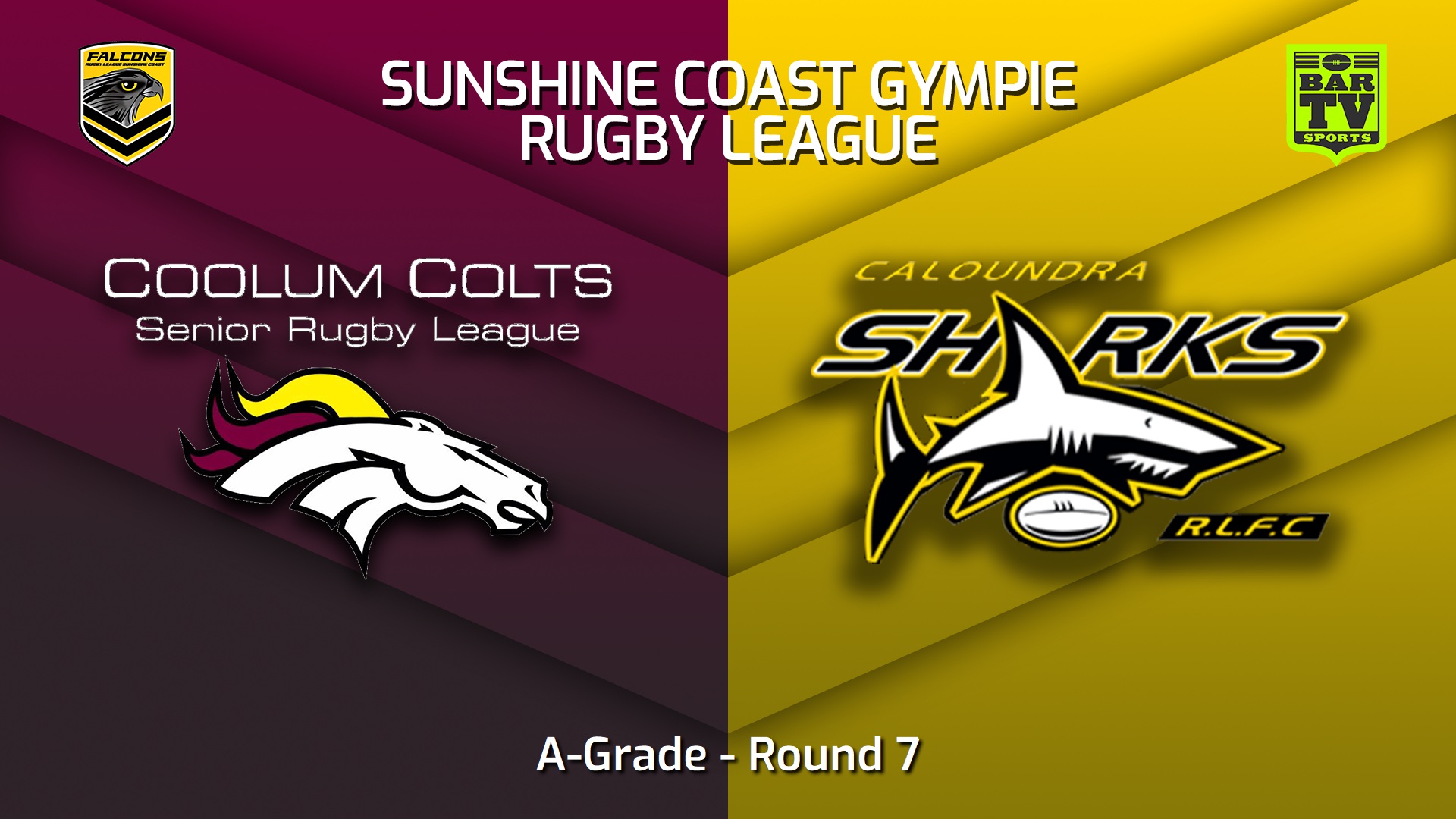 230520-Sunshine Coast RL Round 7 - A-Grade - Coolum Colts v Caloundra Sharks Slate Image