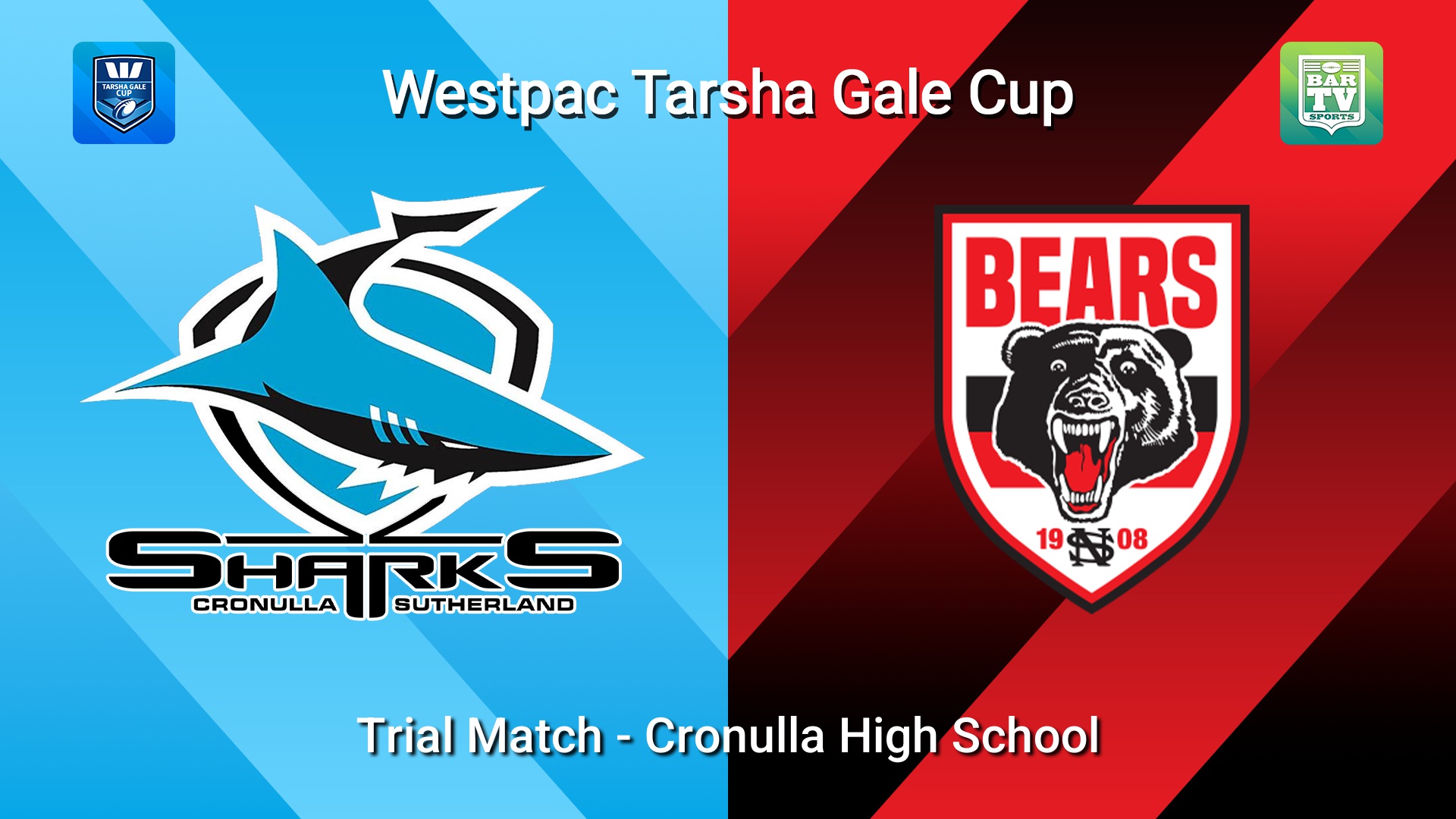 260124-video-Westpac Tarsha Gale Cup Trial Match - Cronulla-Sutherland Sharks v North Sydney Bears Slate Image