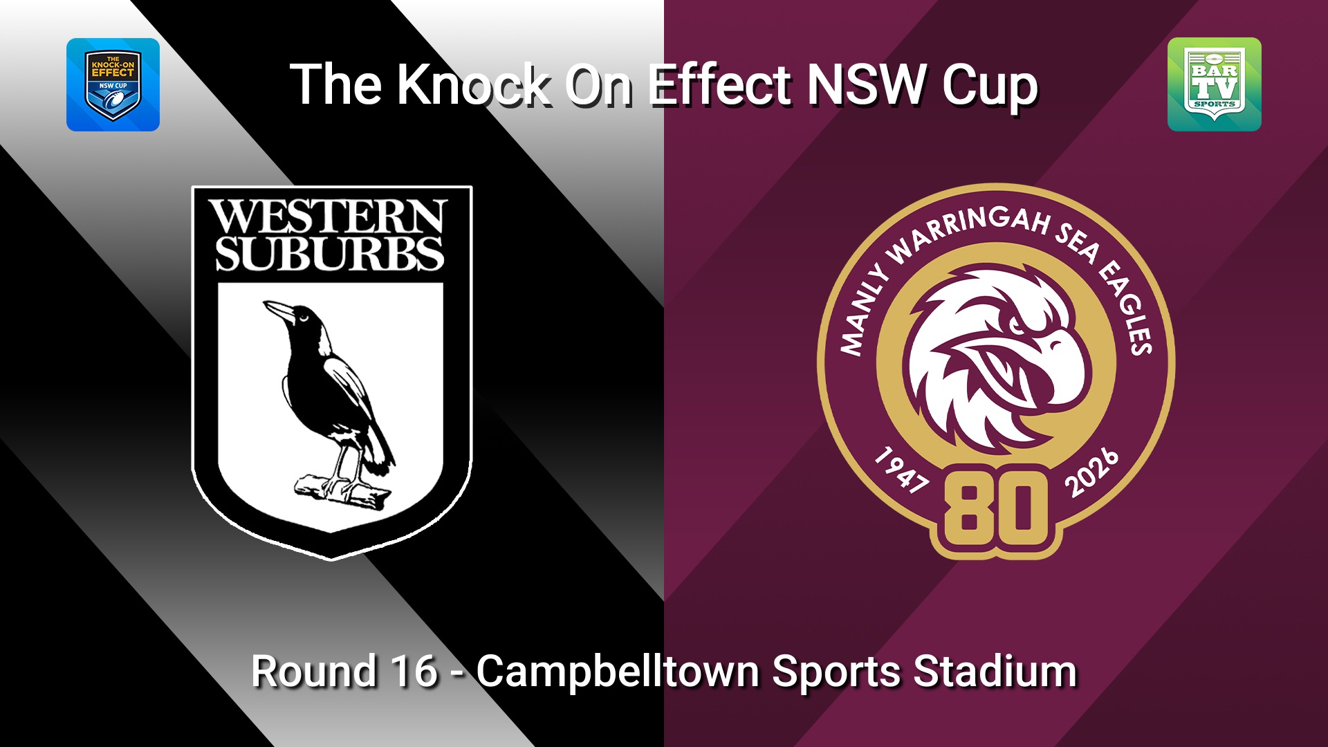 260620-video-The Knock-On Effect NSW Cup Round 16 - Western Suburbs Magpies v Manly Warringah Sea Eagles Slate Image