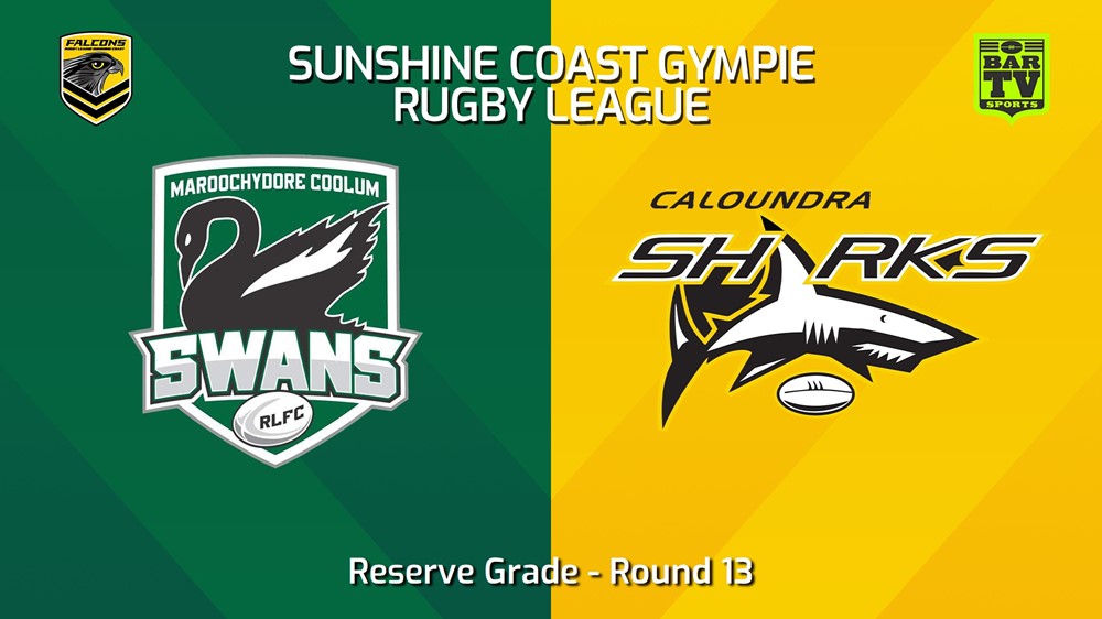 240706-video-Sunshine Coast RL Round 13 - Reserve Grade - Maroochydore Swans v Caloundra Sharks Slate Image