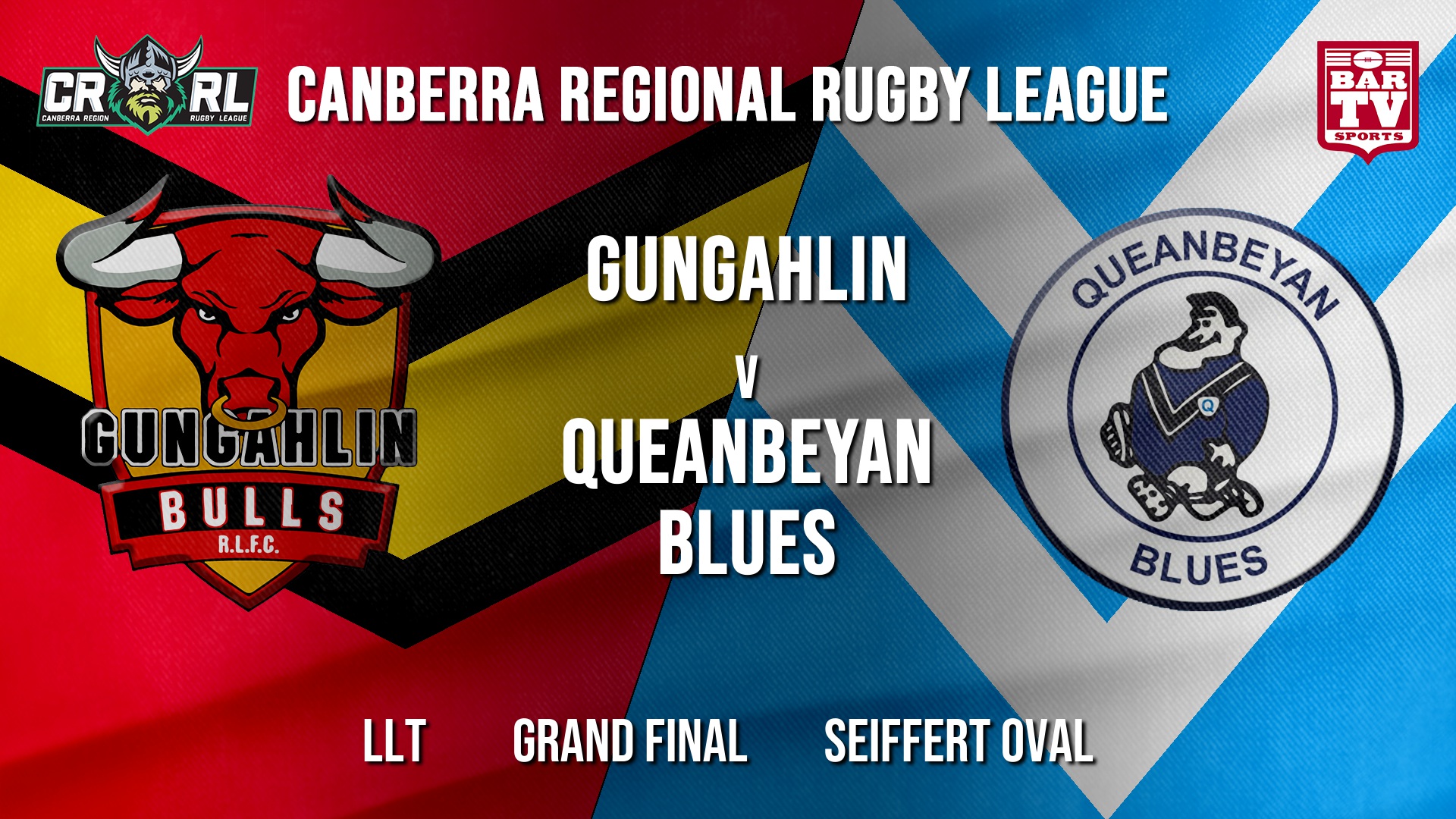CRRL  Grand Final - Ladies League Tag - Gungahlin Bulls v Queanbeyan Blues Slate Image
