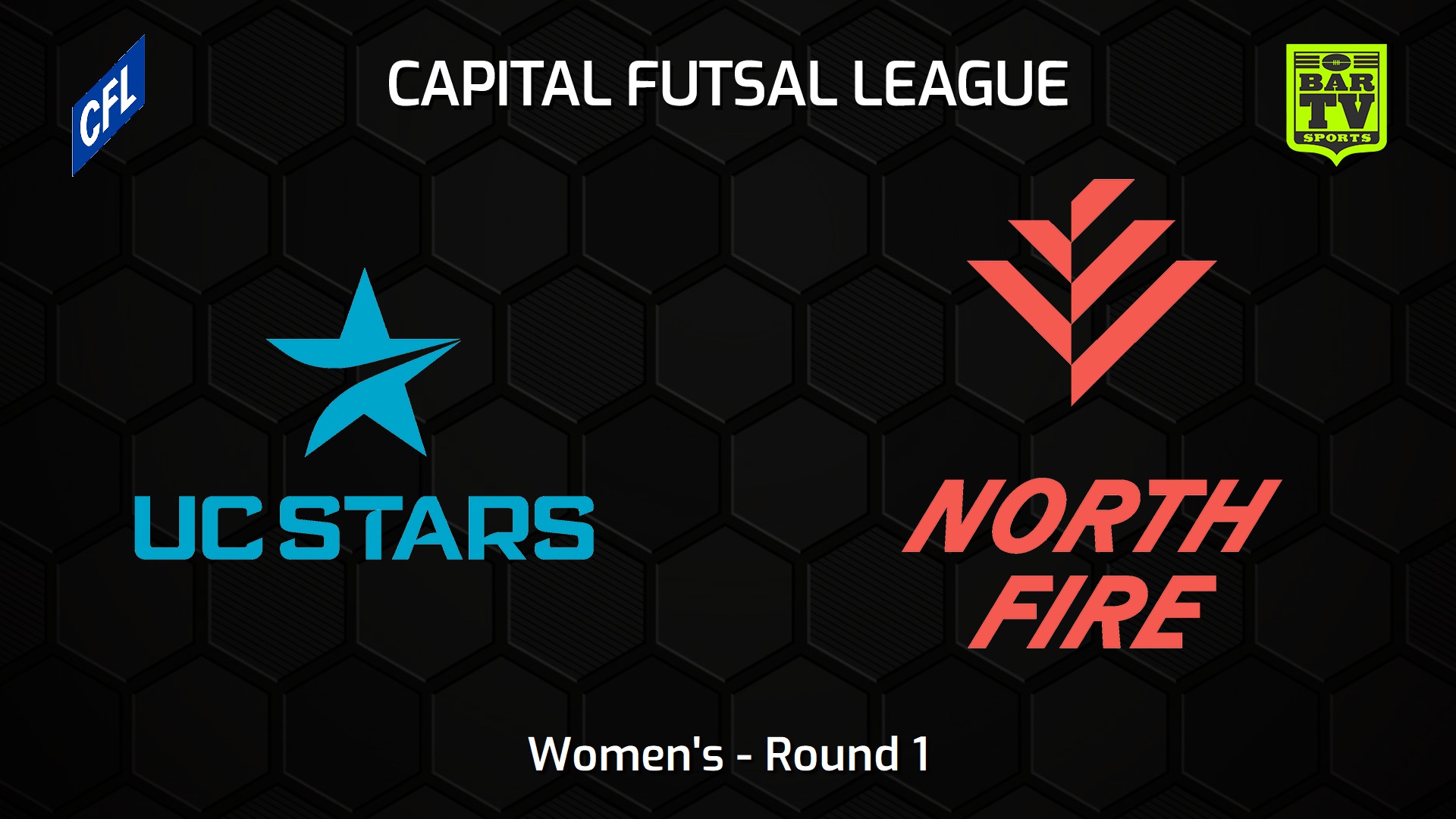 231020-Capital Football Futsal Round 1 - Women's - UC Stars FC v North Canberra Fire Slate Image