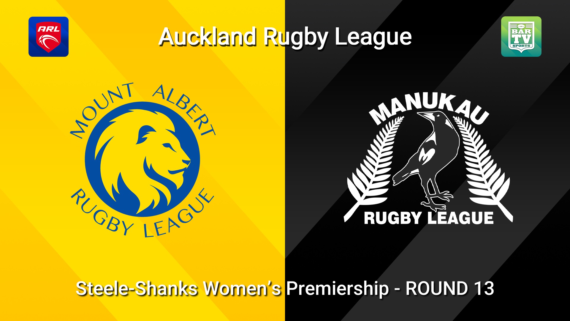 260718-video-Auckland RL ROUND 13 - Steele-Shanks Women’s Premiership - Mt Albert Lions v Manukau Magpies Slate Image