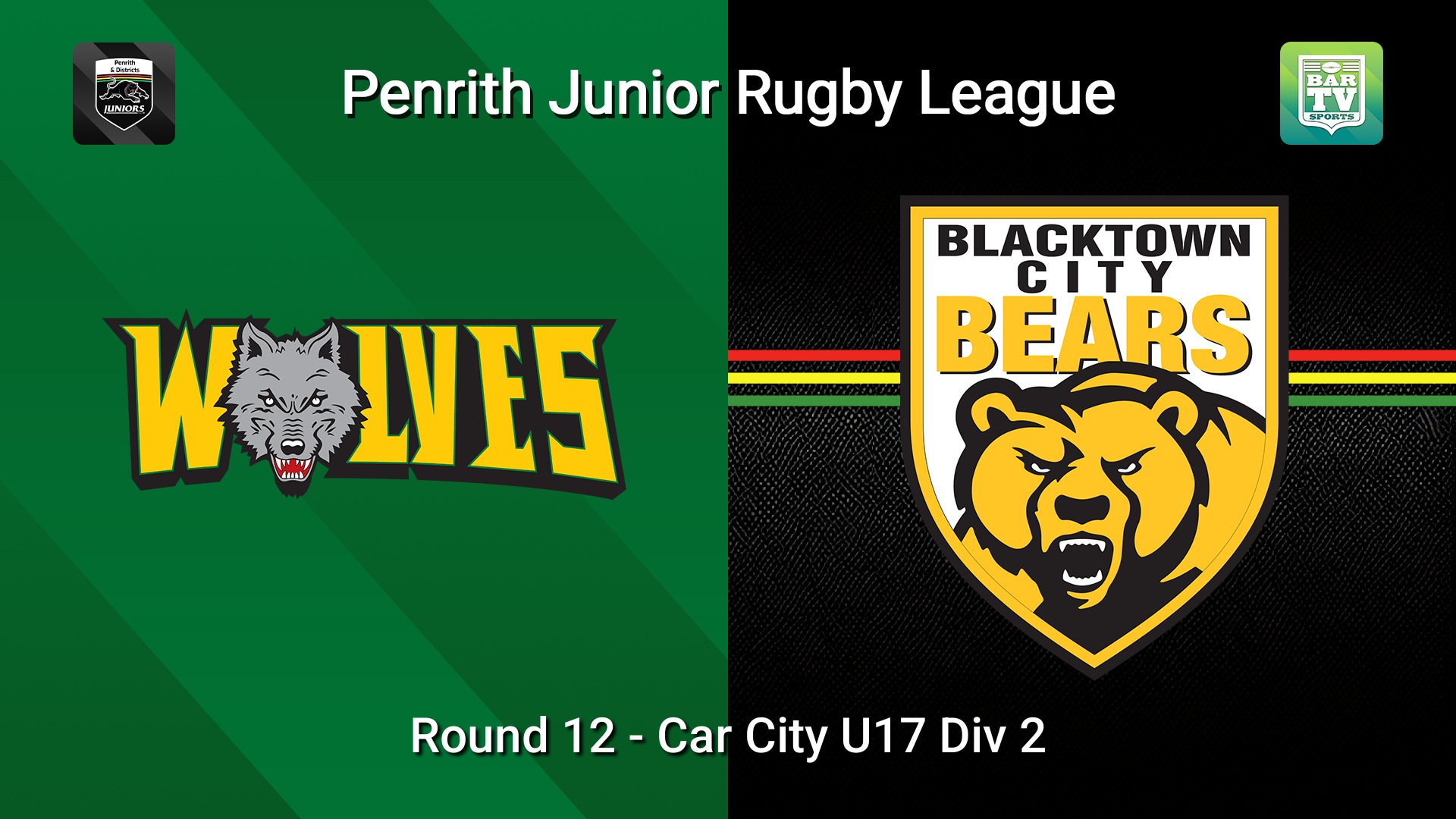 260718-video-Penrith & District Junior Rugby League Round 12 - Car City U17 Div 2 - Windsor Wolves v Blacktown City Slate Image