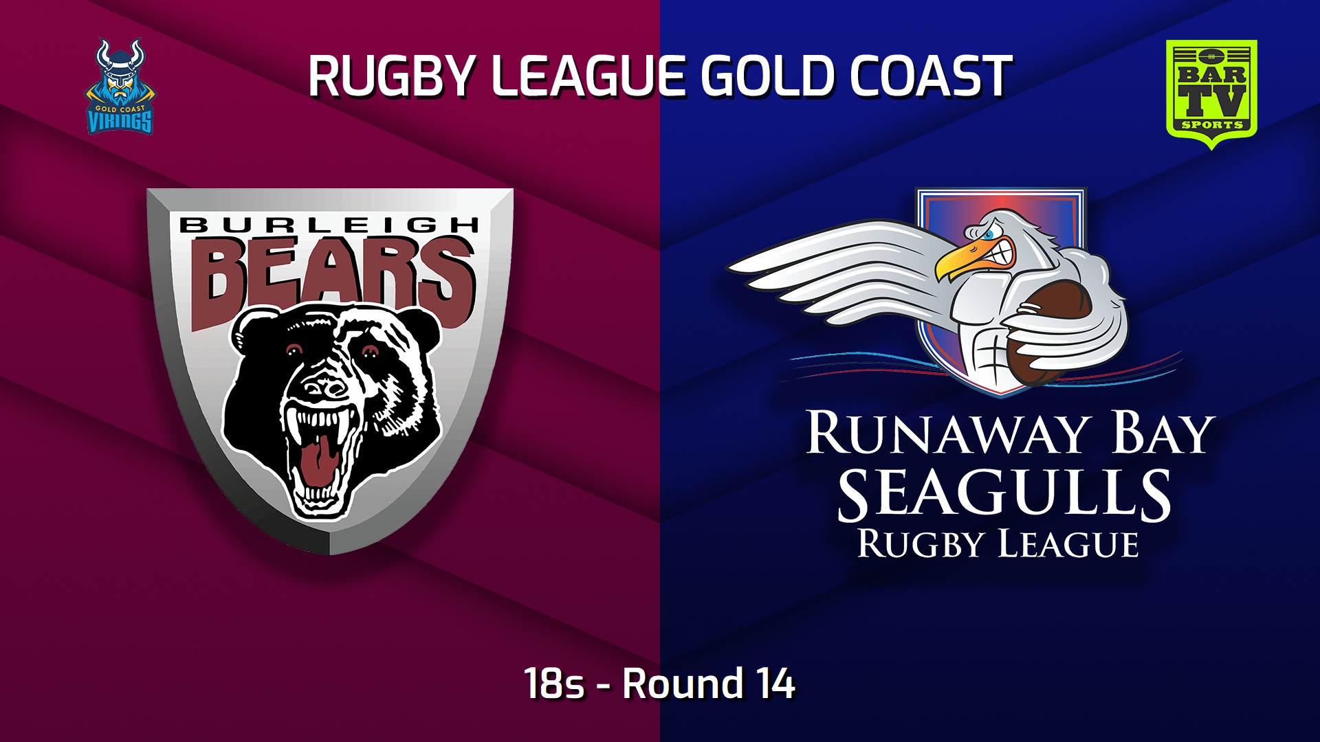 220716-Gold Coast Round 14 - 18s - Burleigh Bears v Runaway Bay Seagulls Slate Image