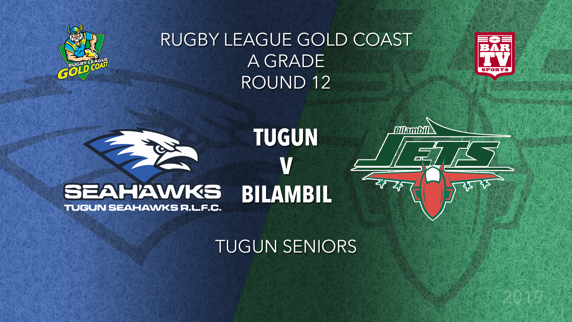 RLGC Round 12 - A Grade - Tugun Seahawks v Bilambil Jets Slate Image