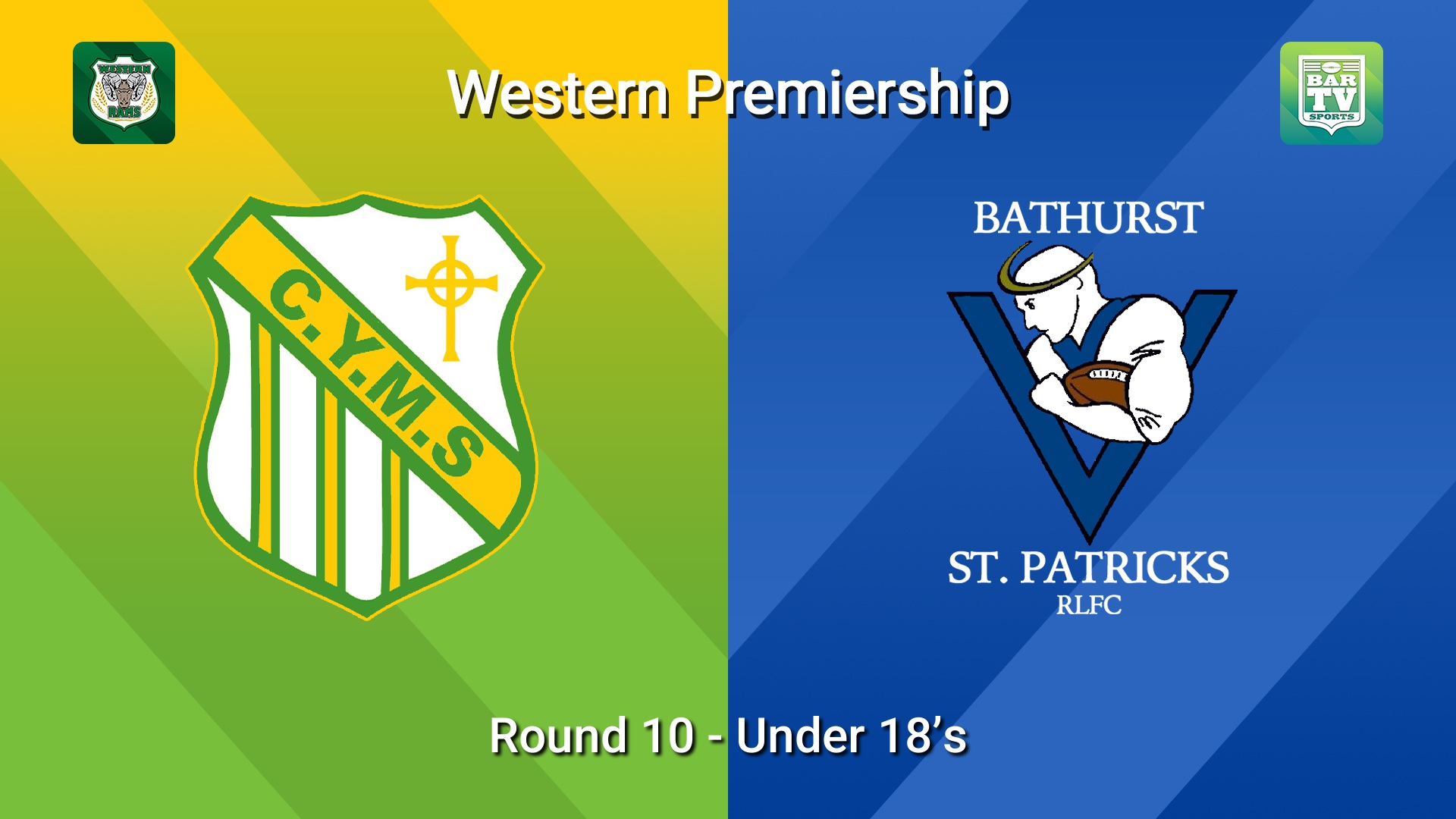 260628-video-Western Premiership Round 10 - Under 18’s - Orange CYMS v Bathurst St. Pats Slate Image