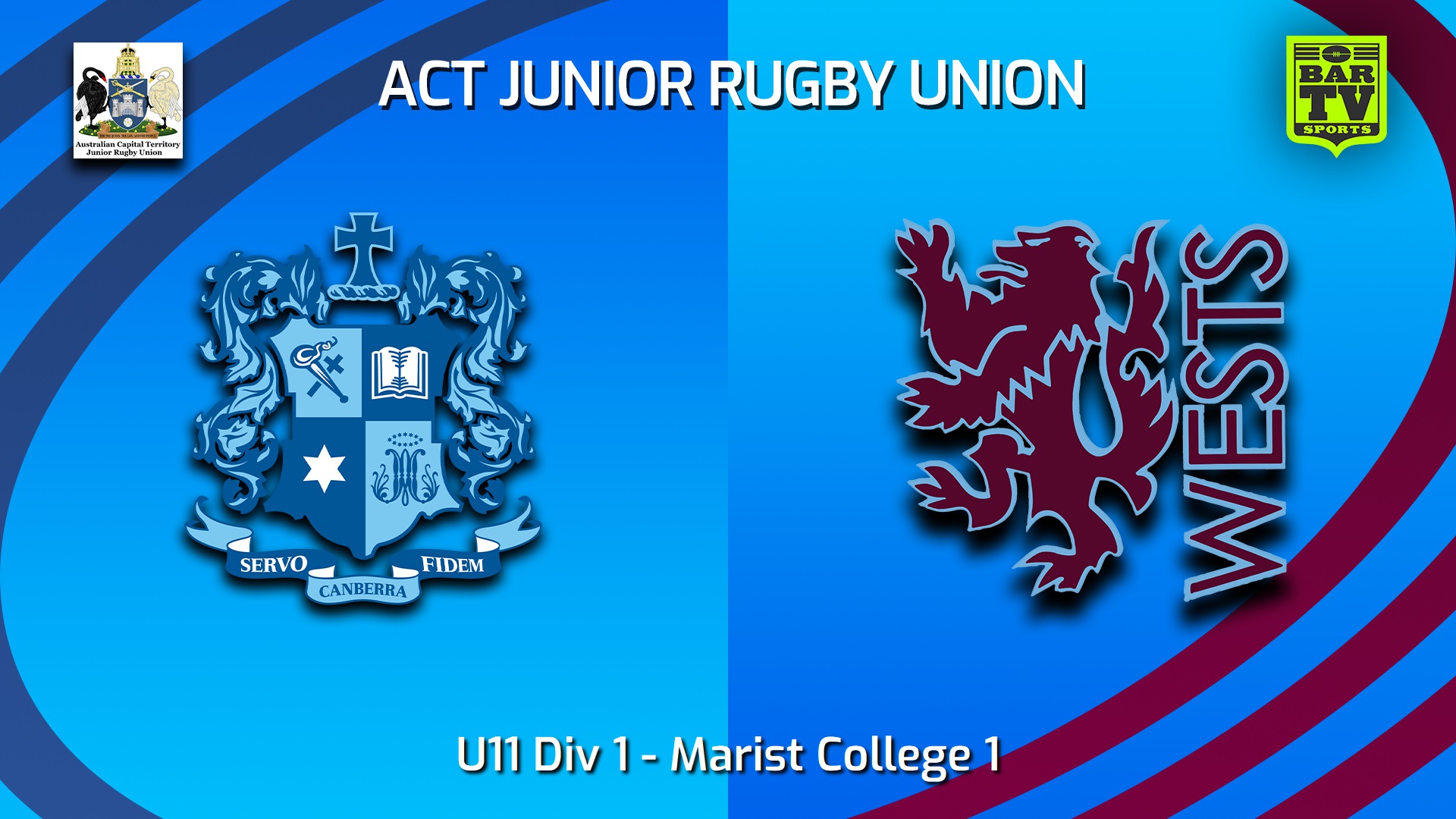 250906-video-ACT Junior Rugby Union Semi-Final - U11 Div 1 - Marist College Canberra v Wests Lions Slate Image