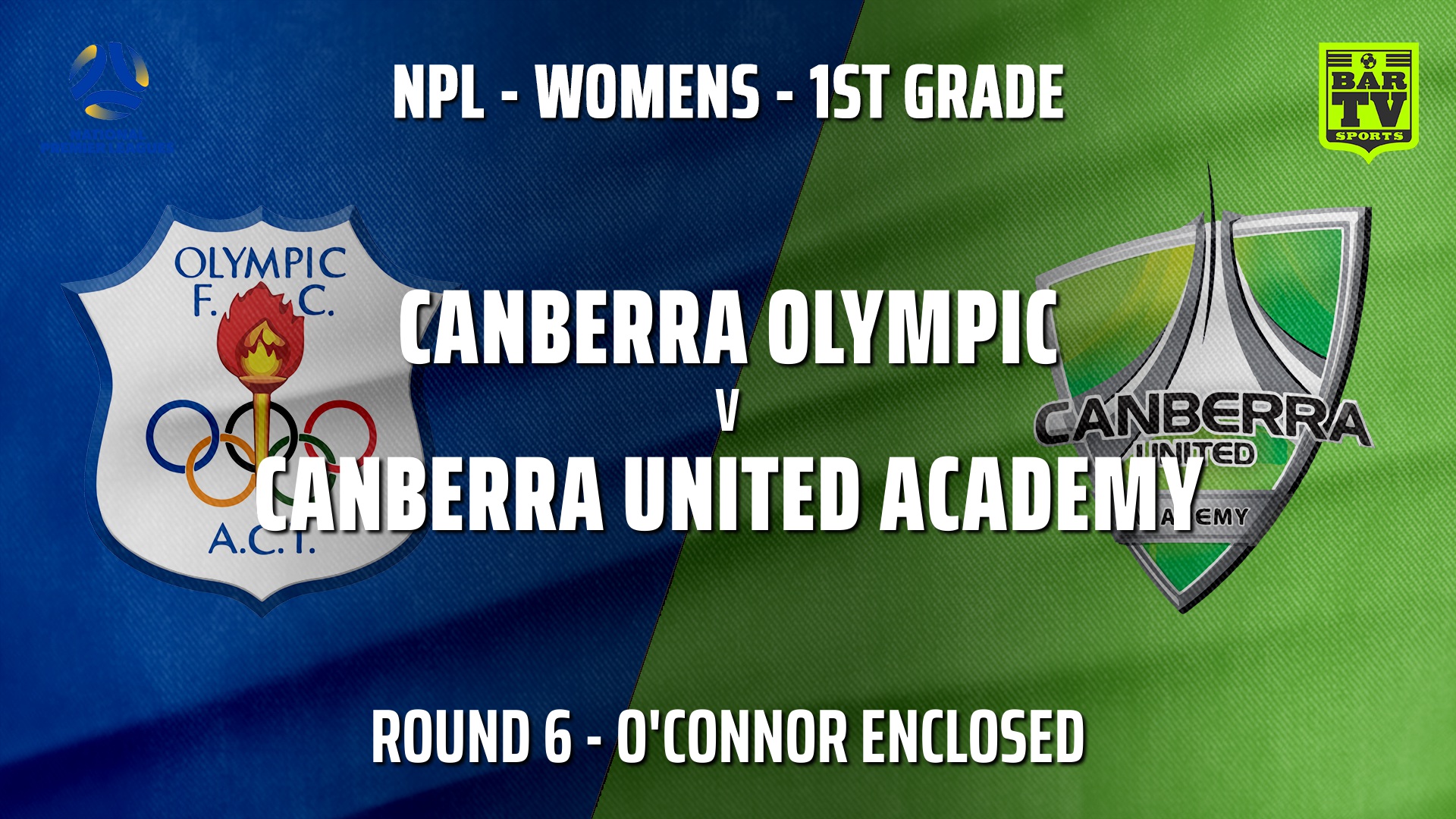 210516-NPLW - Capital Round 6 - Canberra Olympic FC (women) v Canberra United Academy Slate Image