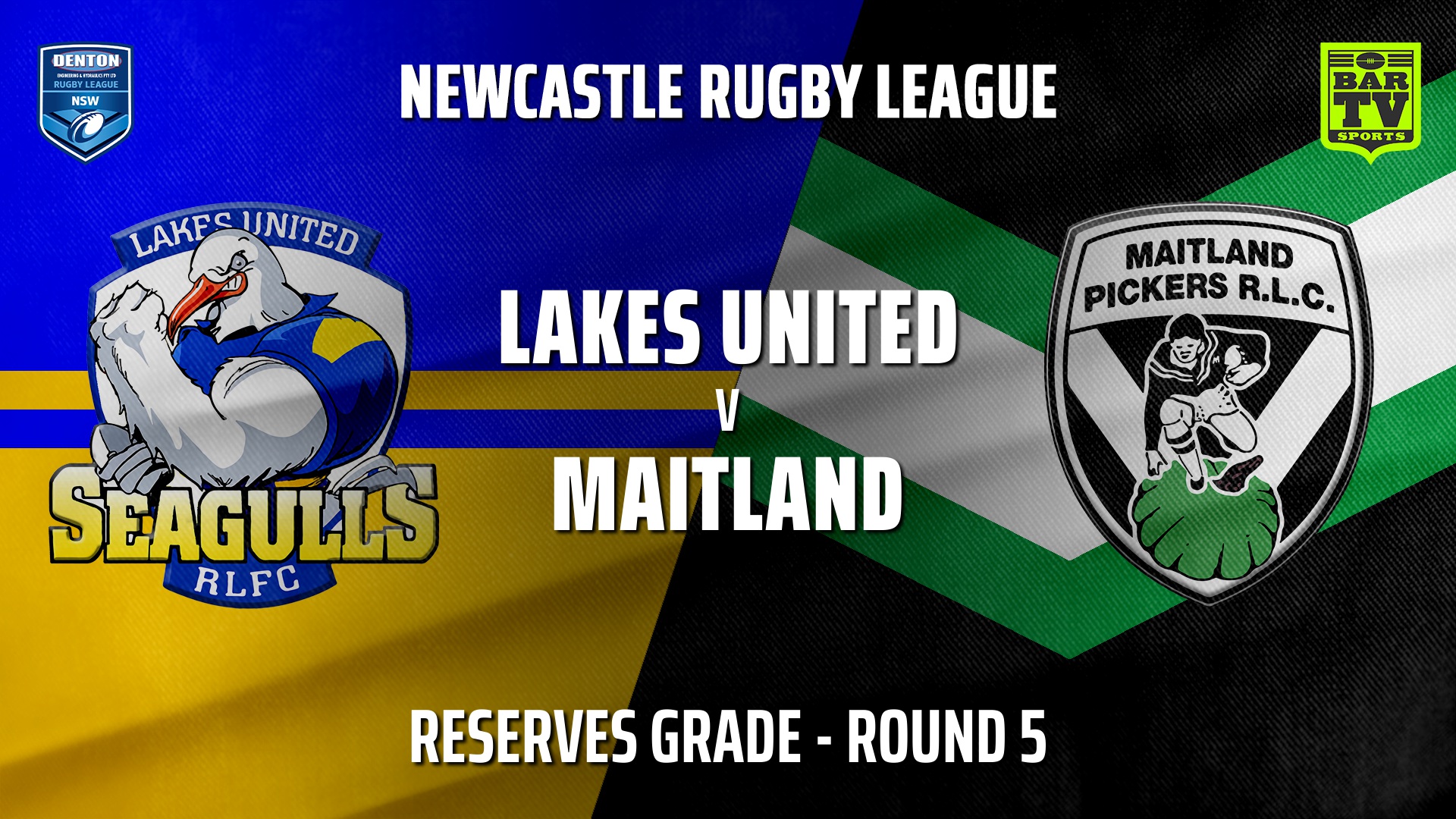 210422-Newcastle Rugby League Round 5 - Reserve Grade - Lakes United v Maitland Pickers Slate Image