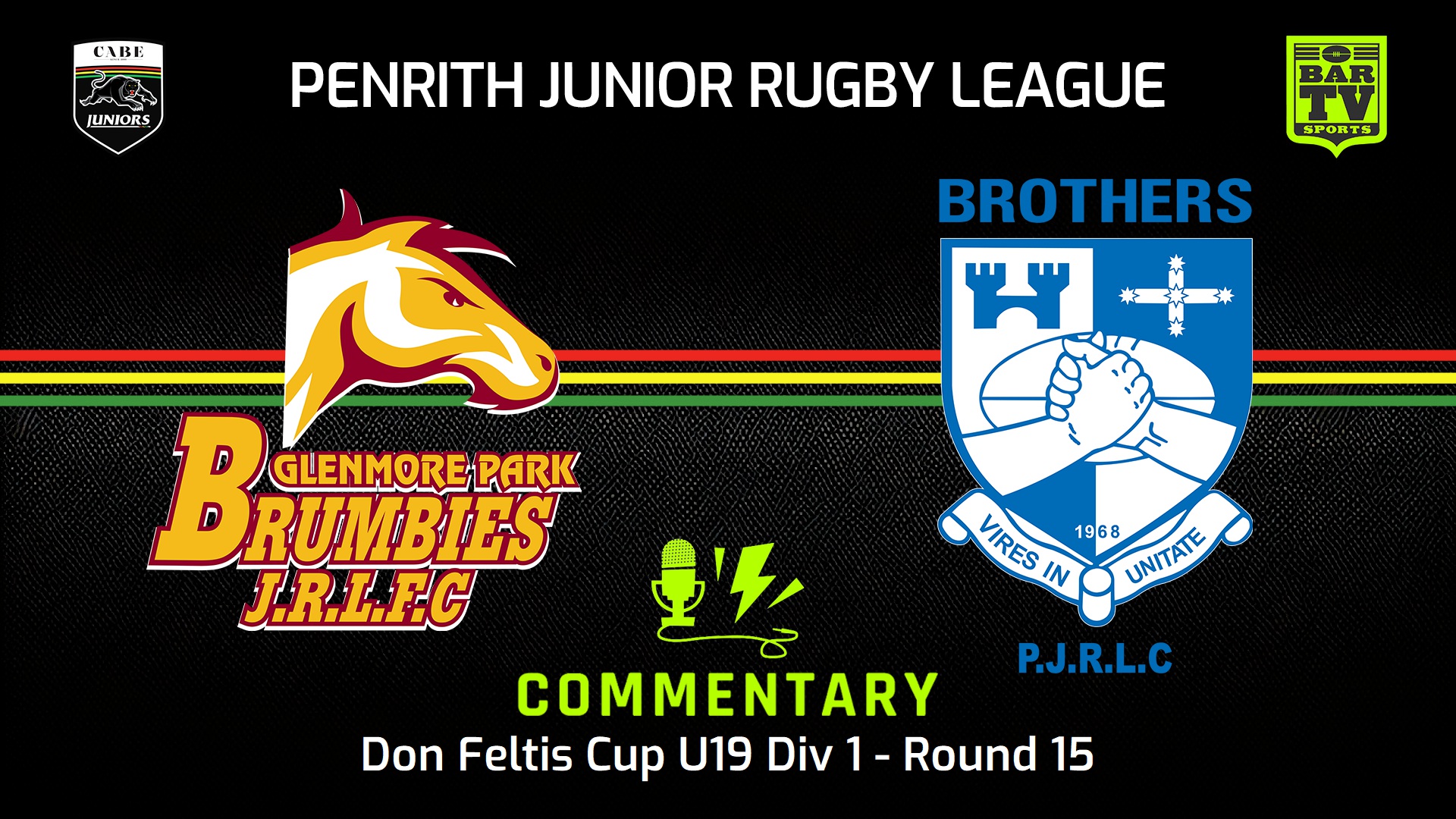 240804-video-Penrith & District Junior Rugby League Round 15 - Don Feltis Cup U19 Div 1 - Glenmore Park Brumbies v Brothers Slate Image