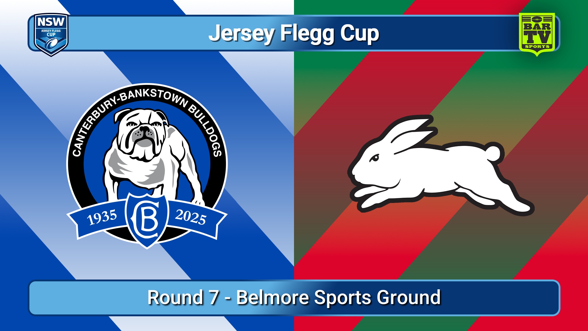 250418-video-Jersey Flegg Cup Round 7 - Canterbury-Bankstown Bulldogs v South Sydney Rabbitohs Slate Image