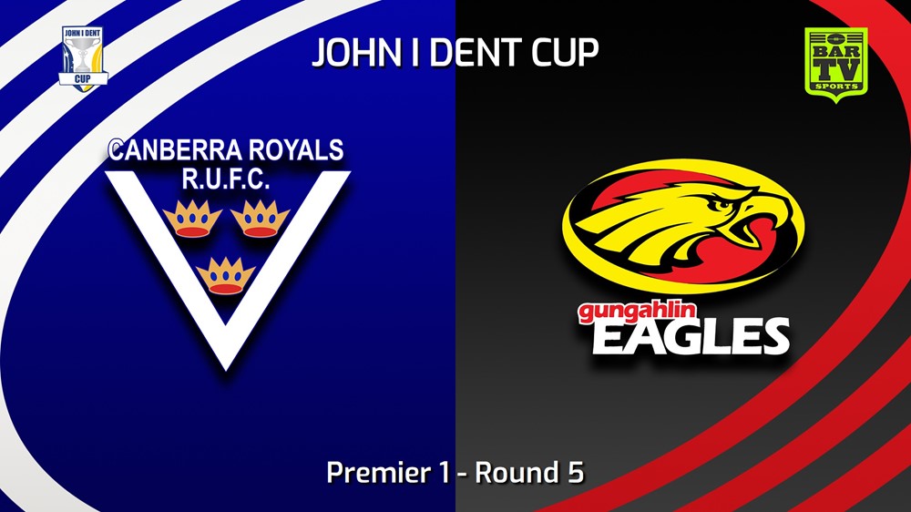 240511-video-John I Dent (ACT) Round 5 - Premier 1 - Canberra Royals v Gungahlin Eagles Minigame Slate Image