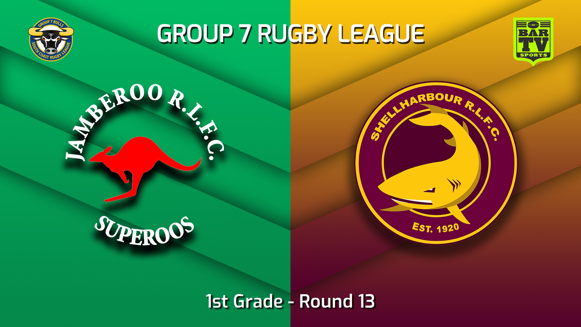 230708-South Coast Round 13 - 1st Grade - Jamberoo Superoos v Shellharbour Sharks Slate Image