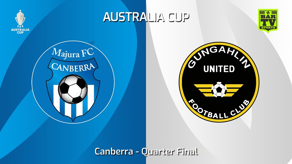 240514-video-Australia Cup Qualifying Canberra Quarter Final - Majura FC v Gungahlin United Slate Image