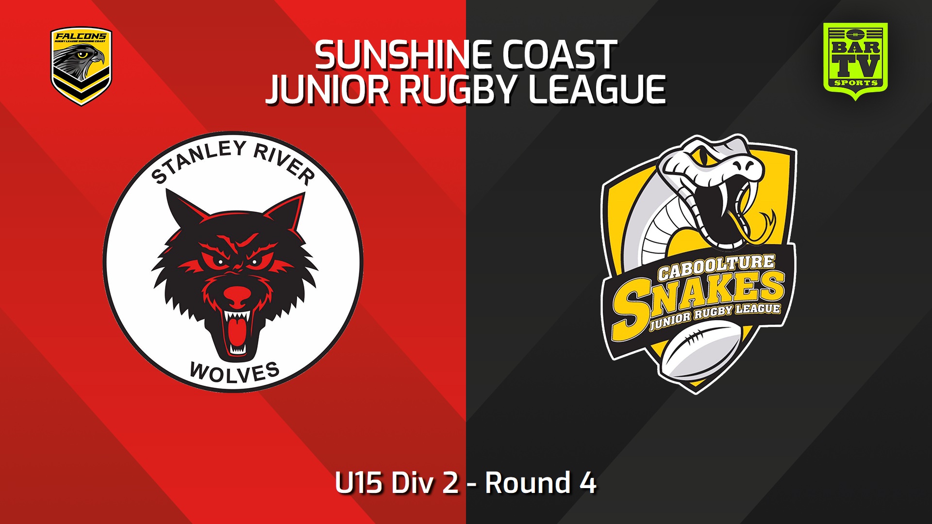 240426-video-Sunshine Coast Junior Rugby League Round 4 - U15 Div 2 - Stanley River Wolves JRL v Caboolture Snakes JRL Slate Image