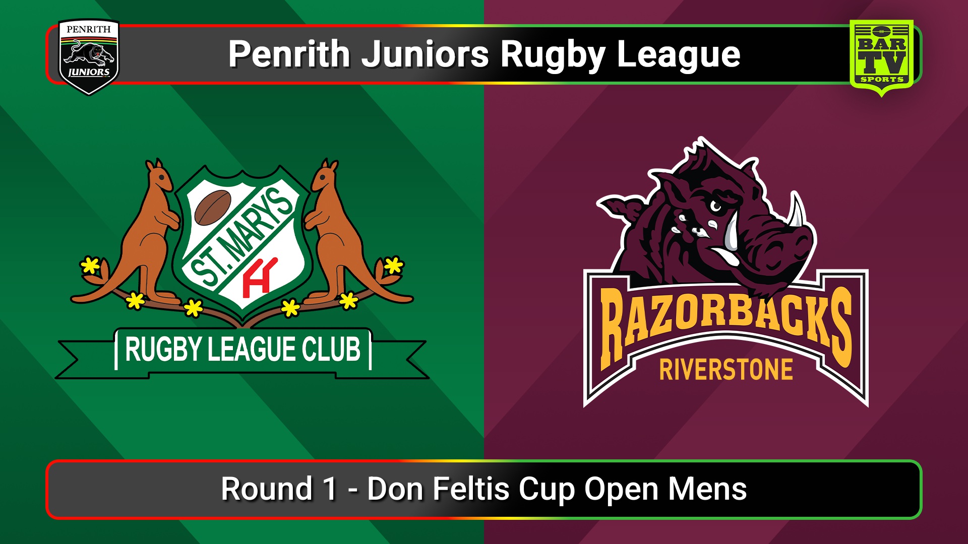 250406-video-Penrith & District Junior Rugby League Round 1 - Don Feltis Cup Open Mens - St Marys v Riverstone Slate Image
