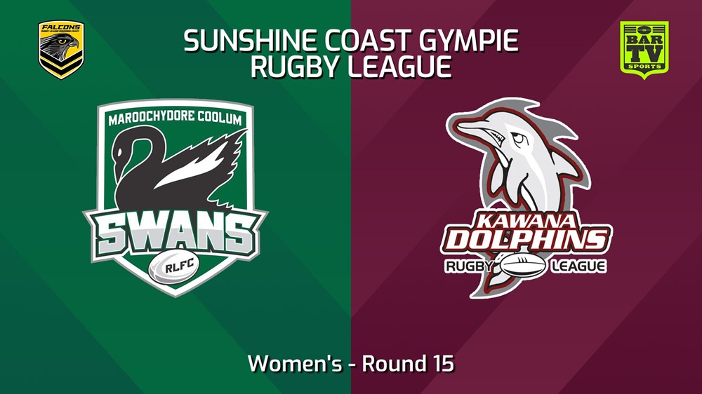 240706-video-Sunshine Coast RL Round 15 - Women's - Maroochydore Swans v Kawana Dolphins Slate Image