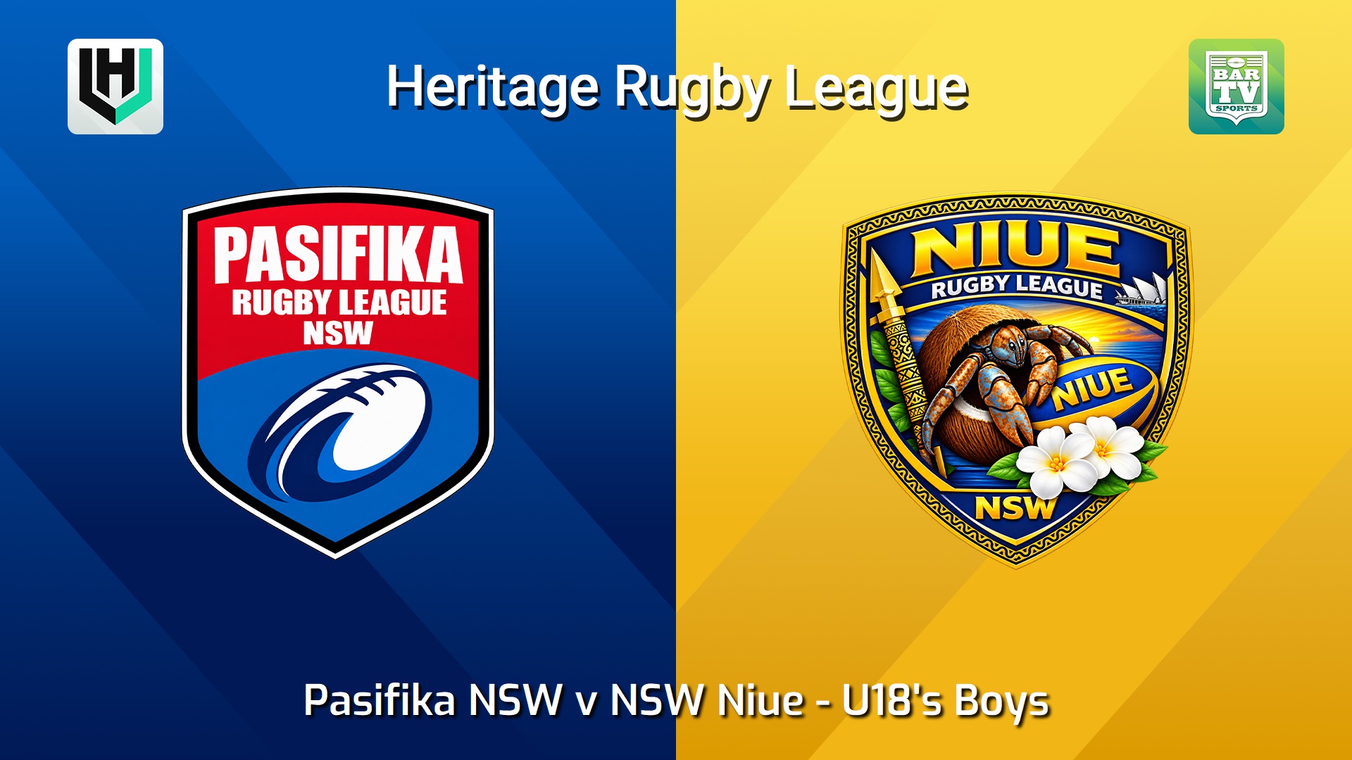 261101-video-Heritage RL U18's Boys - Pasifika v NSW Niue Slate Image