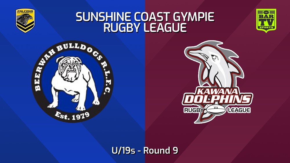 240608-video-Sunshine Coast RL Round 9 - U/19s - Beerwah Bulldogs v Kawana Dolphins Slate Image