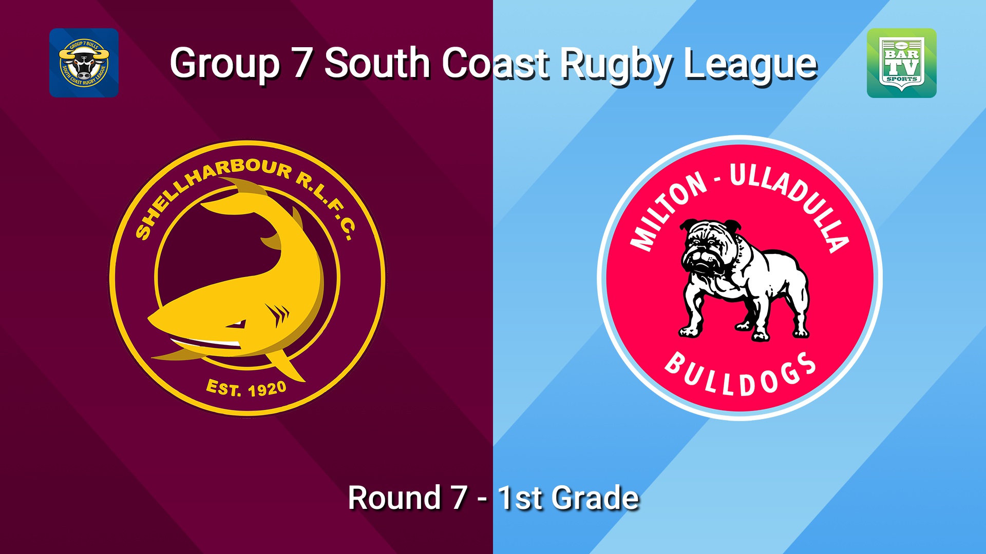 260523-video-South Coast Round 7 - 1st Grade - Shellharbour Sharks v Milton-Ulladulla Bulldogs Slate Image