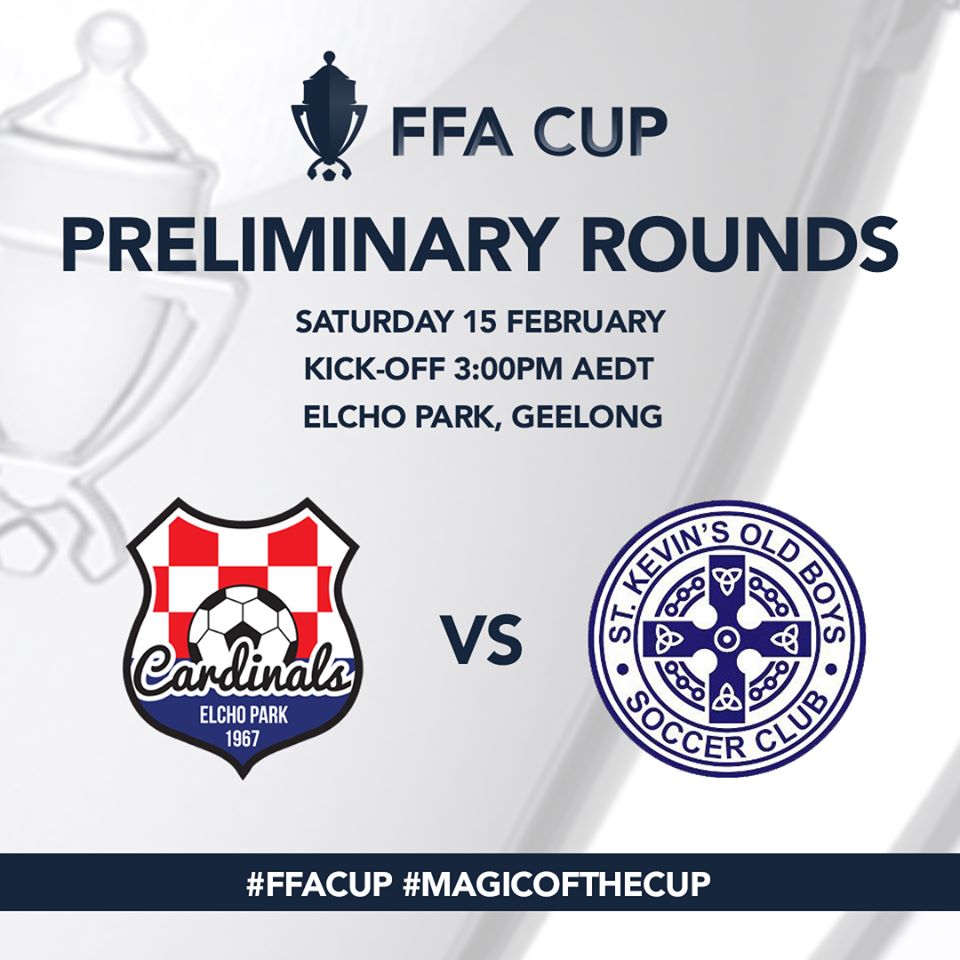2019 FFA Cup - Manual Input Elcho Park Cardinals v St Kevin’s Old Boys SC Slate Image