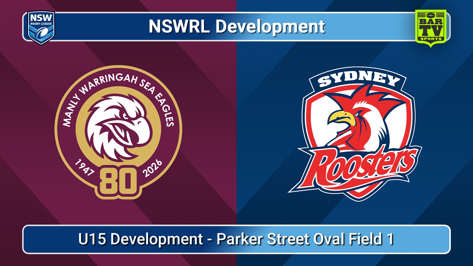 260716-video-NSWRL Development Game 41 - U15 Development - Manly Warringah Sea Eagles v Sydney Roosters Slate Image