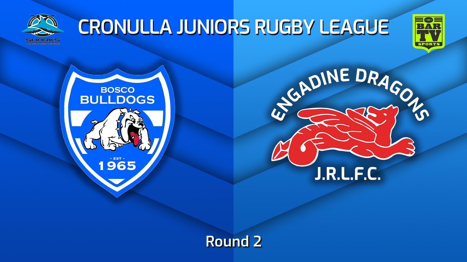 230422-Cronulla Juniors Round 2 - U11 Silver - St John Bosco Bulldogs v Engadine Dragons Slate Image