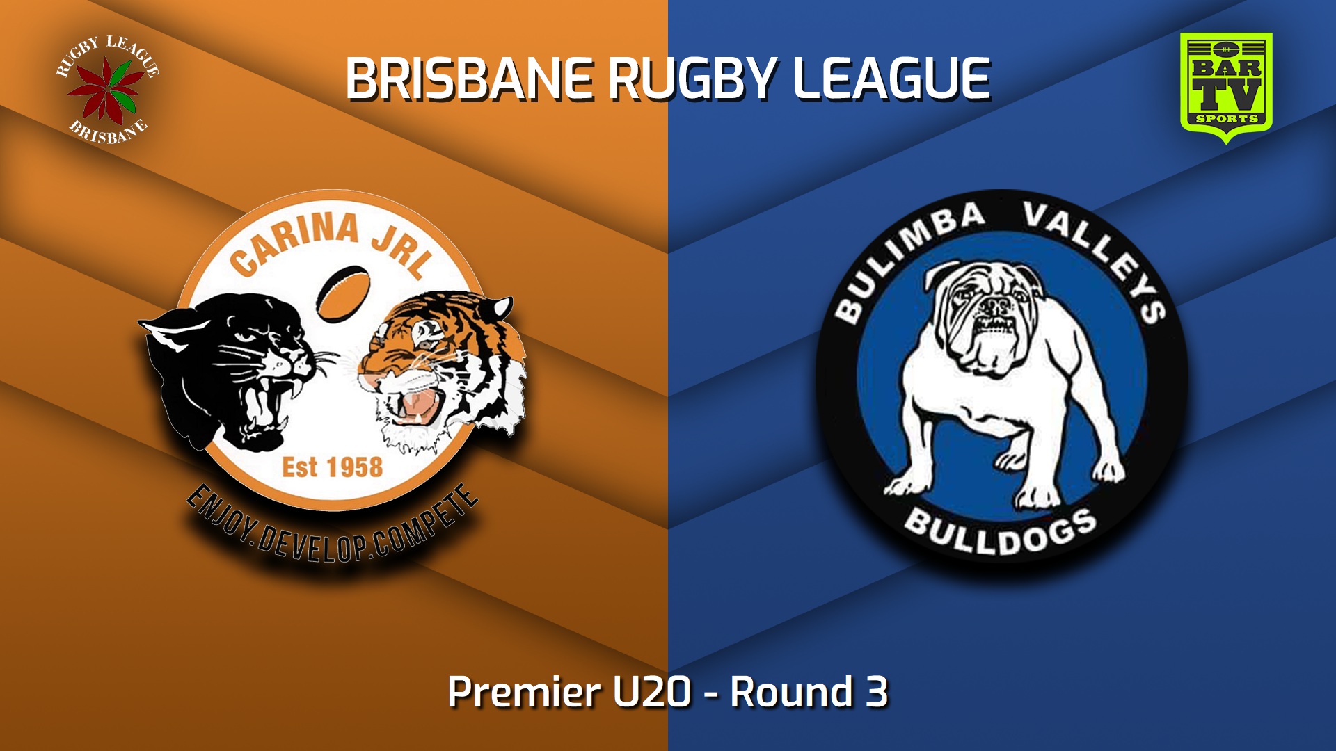 230401-BRL Round 3 - Premier U20 - Carina Juniors v Bulimba Valleys Bulldogs Slate Image