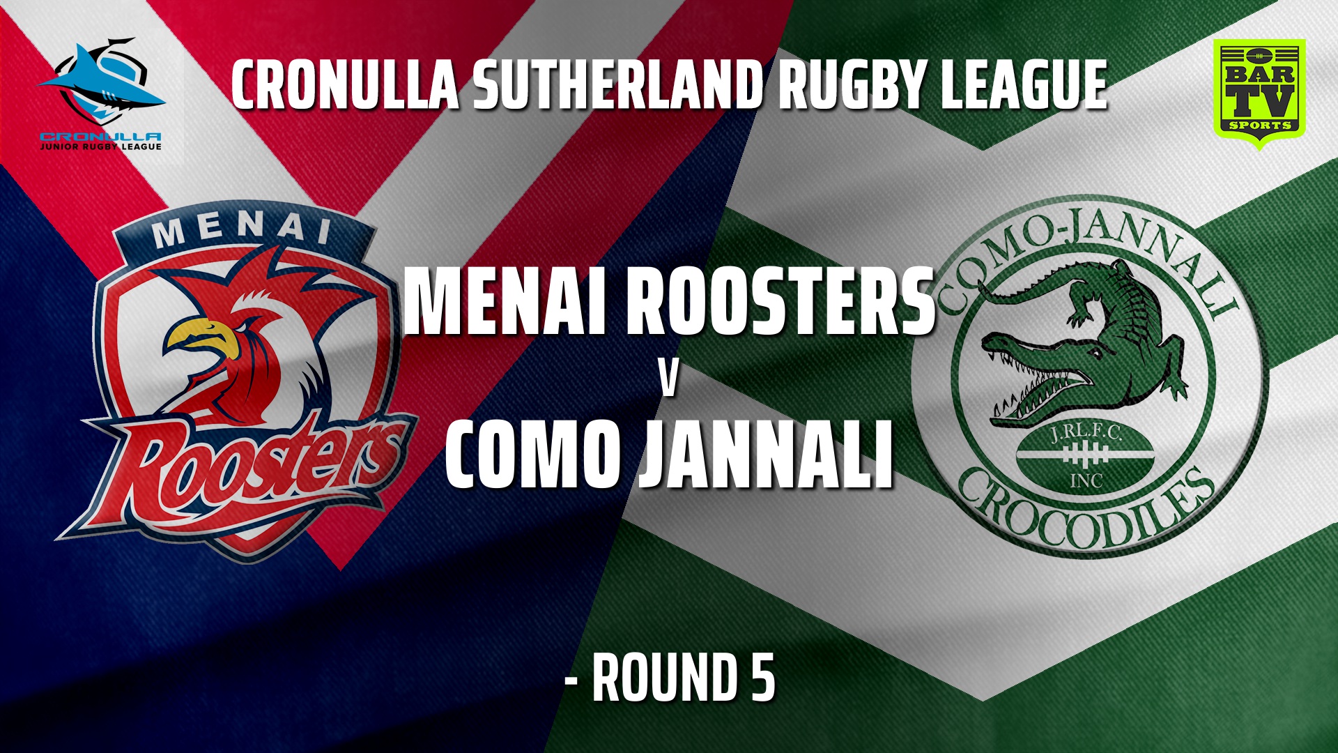 210529-Cronulla JRL - Under 11 Bronze - Round 5 - Menai Roosters v Como Jannali Crocodiles Slate Image