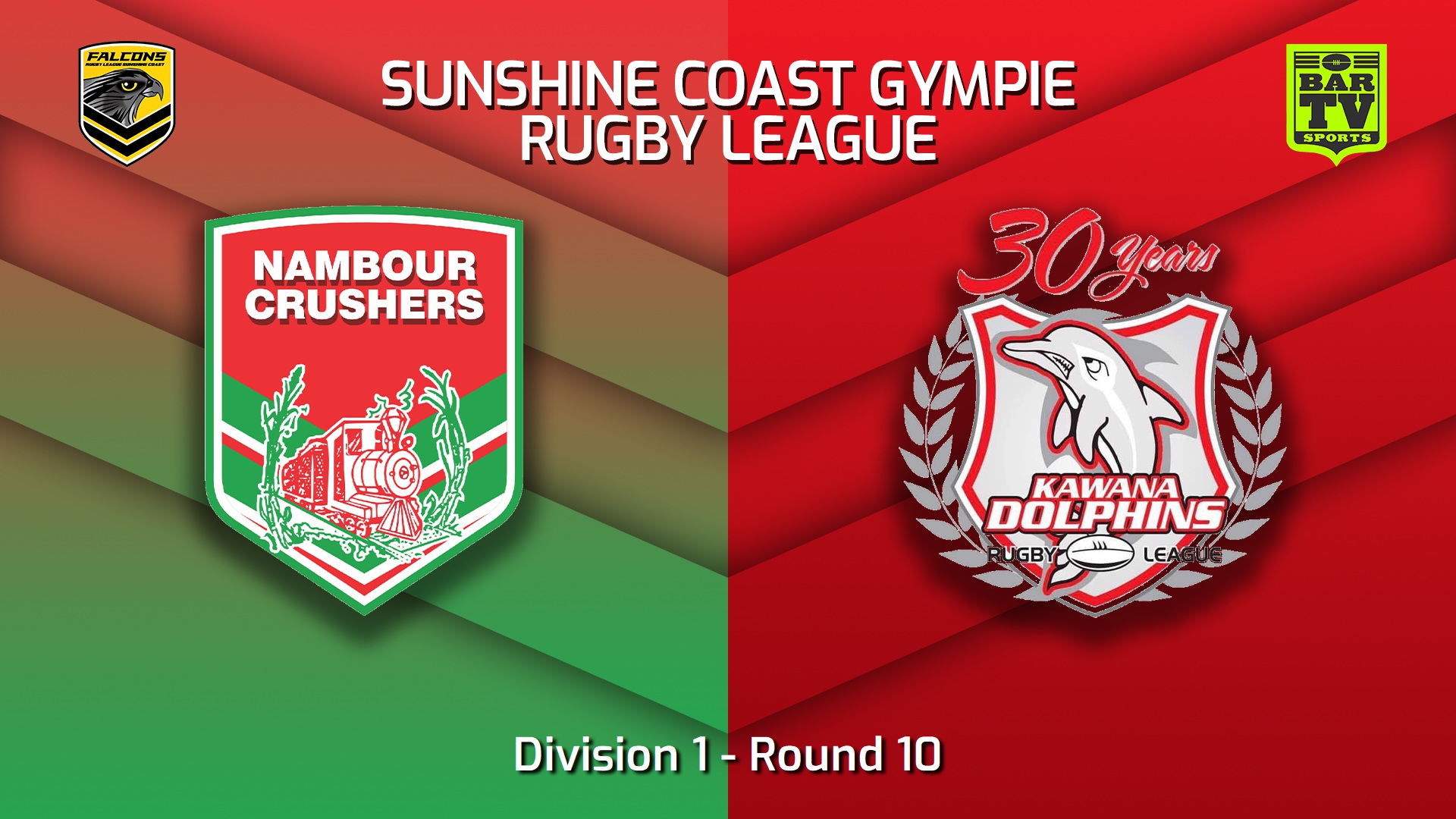 220625-Sunshine Coast RL Round 10 - Division 1 - Nambour Crushers v Kawana Dolphins Slate Image