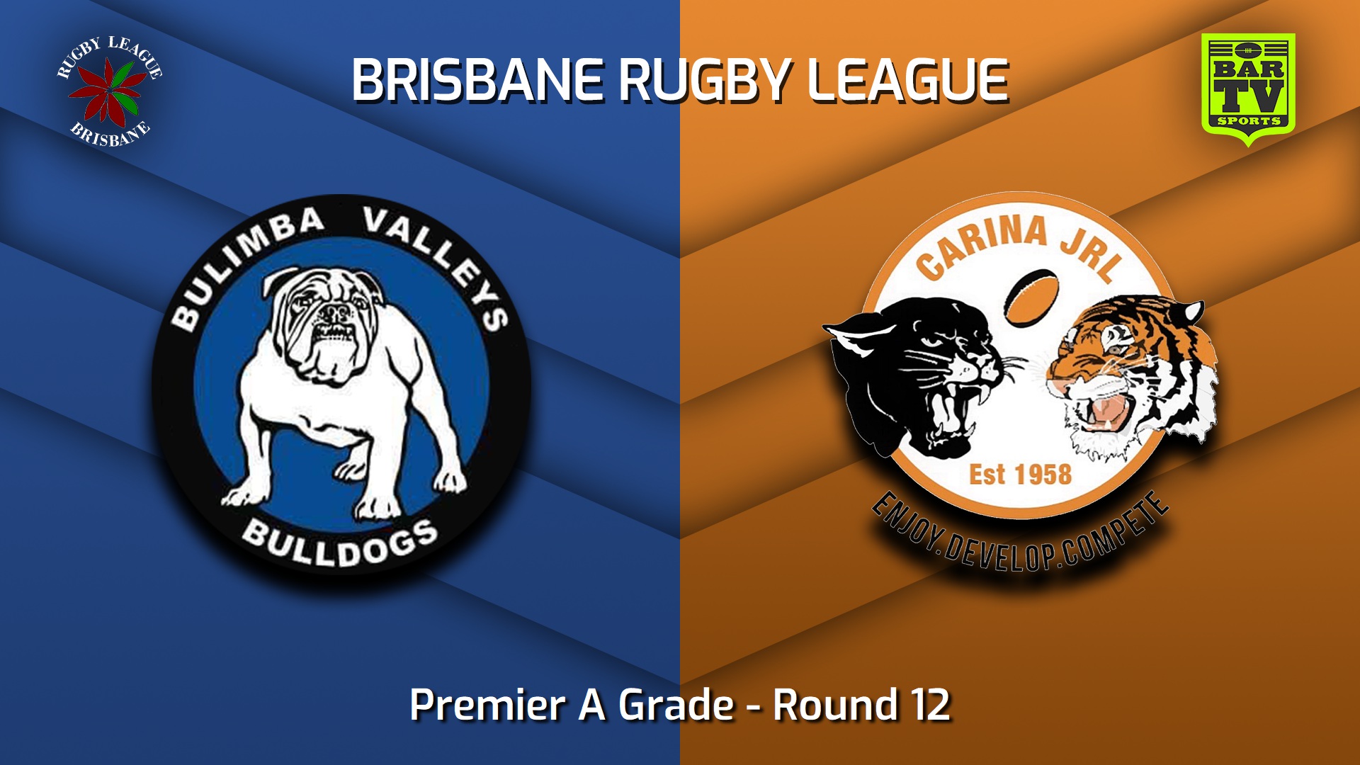 230624-BRL Round 12 - Premier A Grade - Bulimba Valleys Bulldogs v Carina Juniors Slate Image