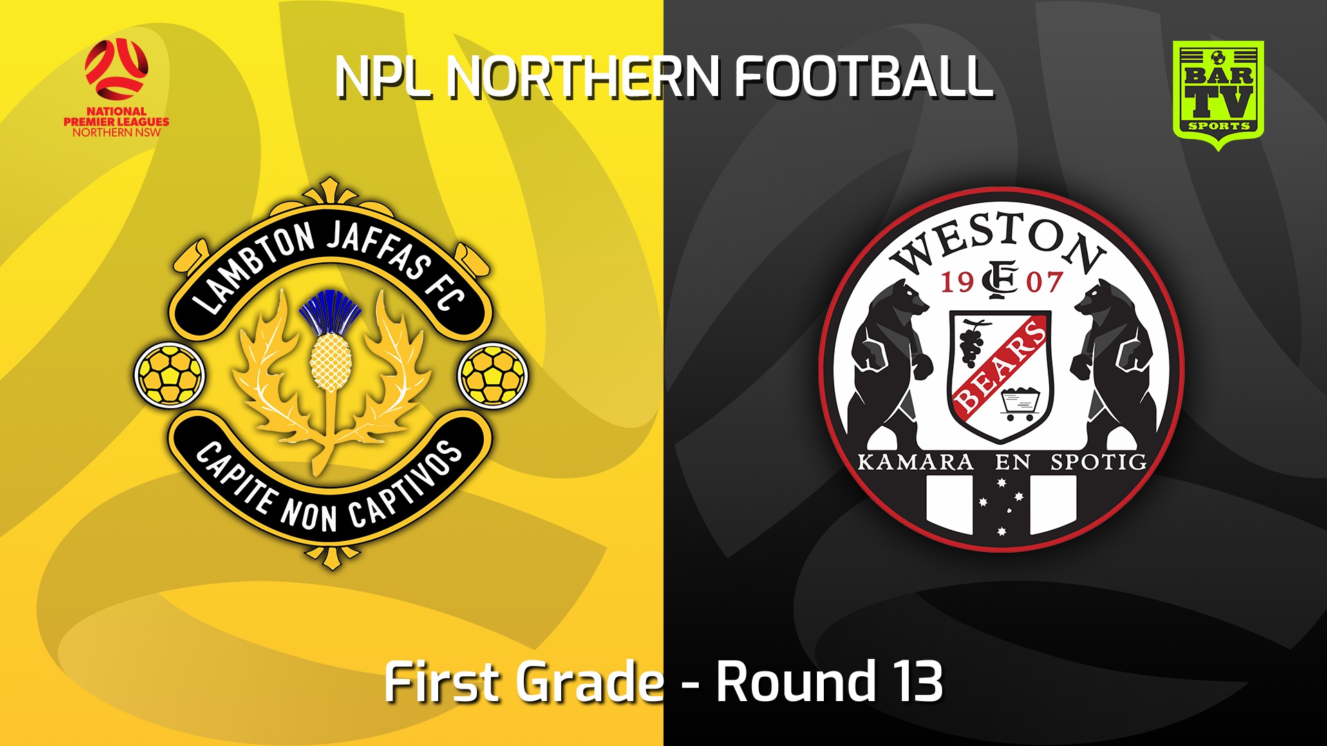 220604-NNSW NPLM Round 13 - Lambton Jaffas FC v Weston Workers FC Slate Image