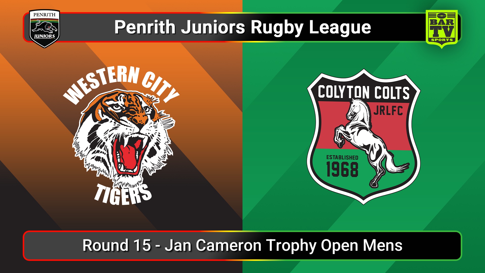 250802-video-Penrith & District Junior Rugby League Round 15 - Jan Cameron Trophy Open Mens - Western City Tigers v Colyton Slate Image