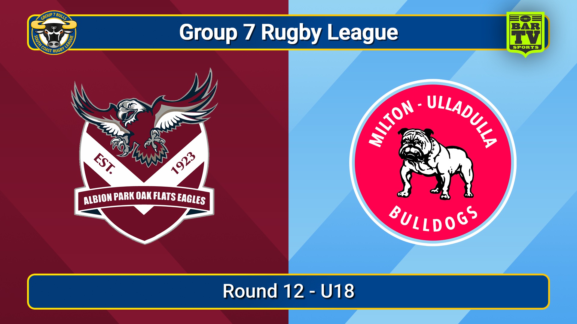 250705-video-South Coast Round 12 - U18 - Albion Park Oak Flats v Milton-Ulladulla Bulldogs Minigame Slate Image