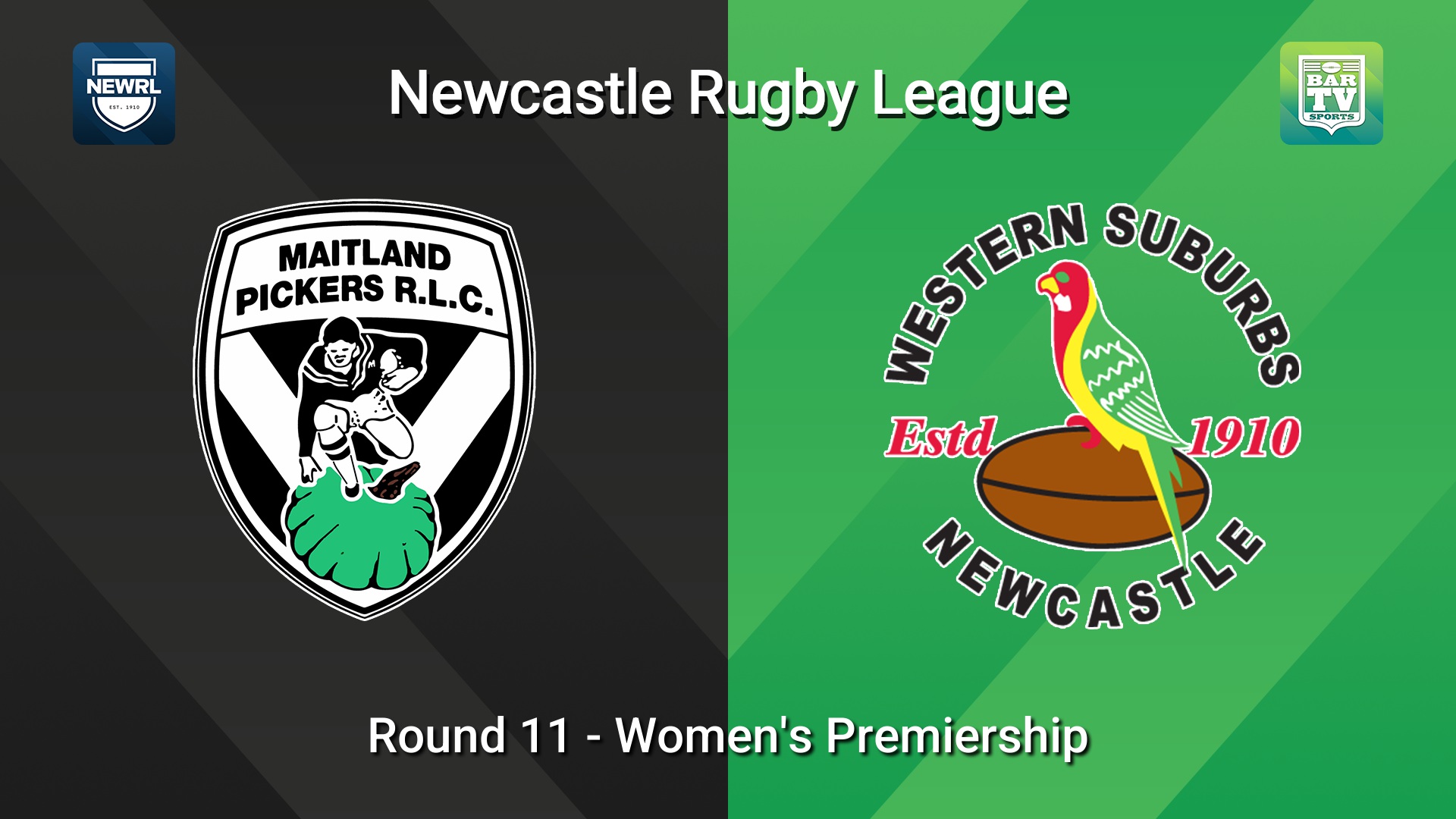 260711-video-Newcastle RL Round 11 - Women's Premiership - Maitland Pickers v Western Suburbs Rosellas Minigame Slate Image
