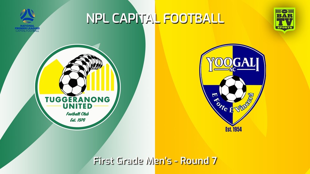240519-video-Capital NPL Round 7 - Tuggeranong United v Yoogali SC Slate Image