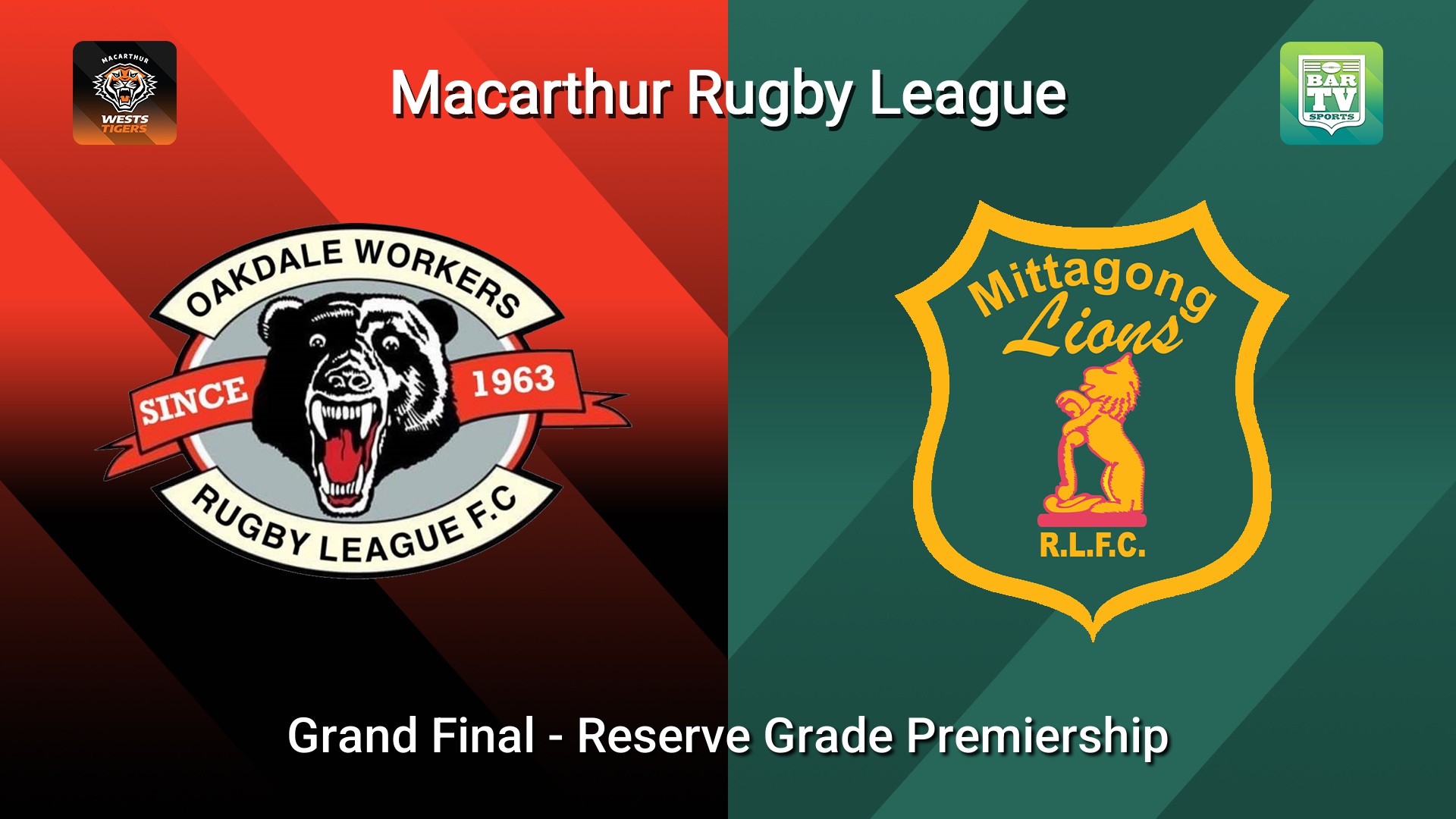 260920-video-Macarthur RL Grand Final - Reserve Grade Premiership - Oakdale Workers Bears v Mittagong Lions Slate Image
