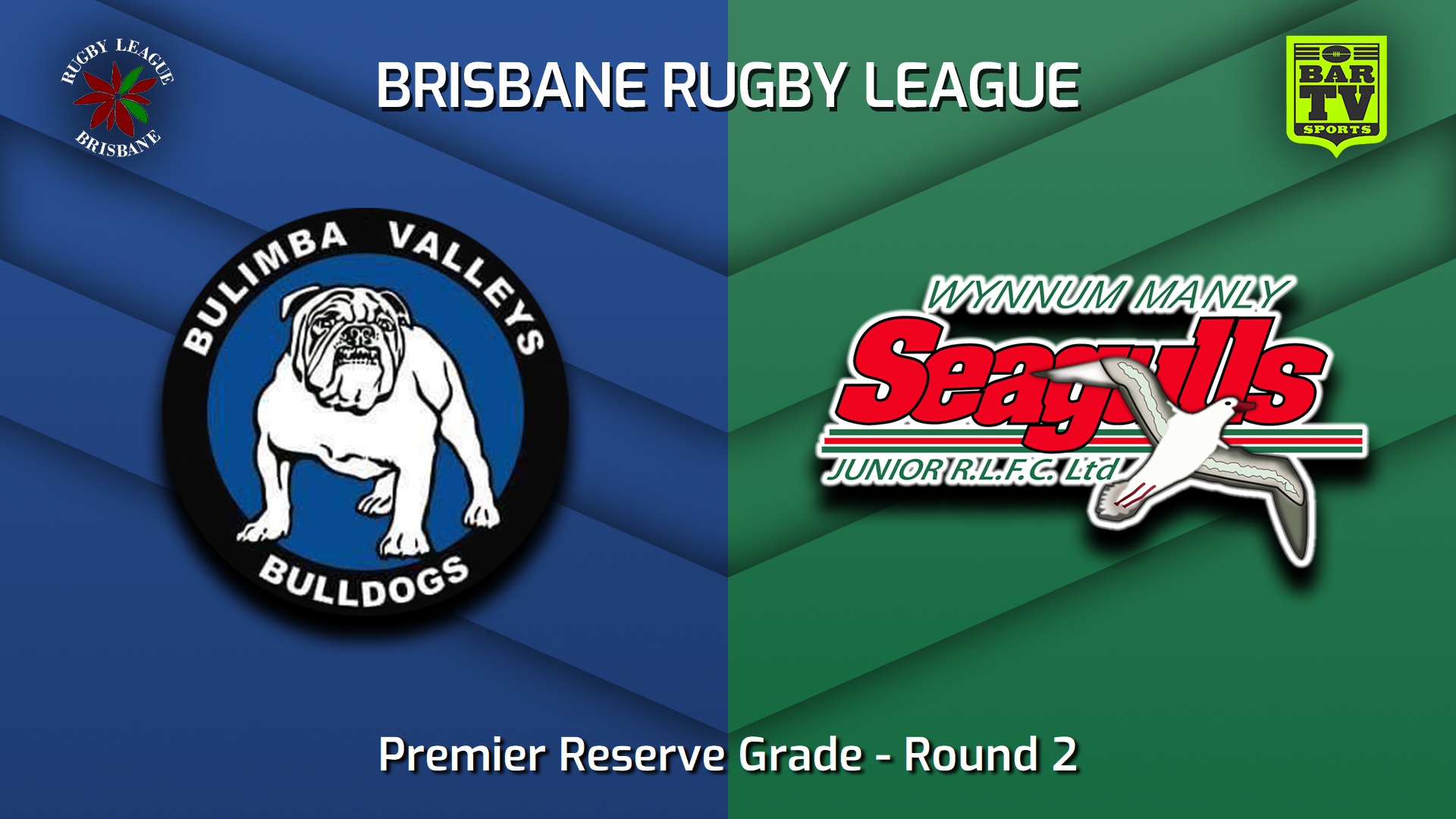 230325-BRL Round 2 - Premier Reserve Grade - Bulimba Valleys Bulldogs v Wynnum Manly Seagulls Juniors Slate Image