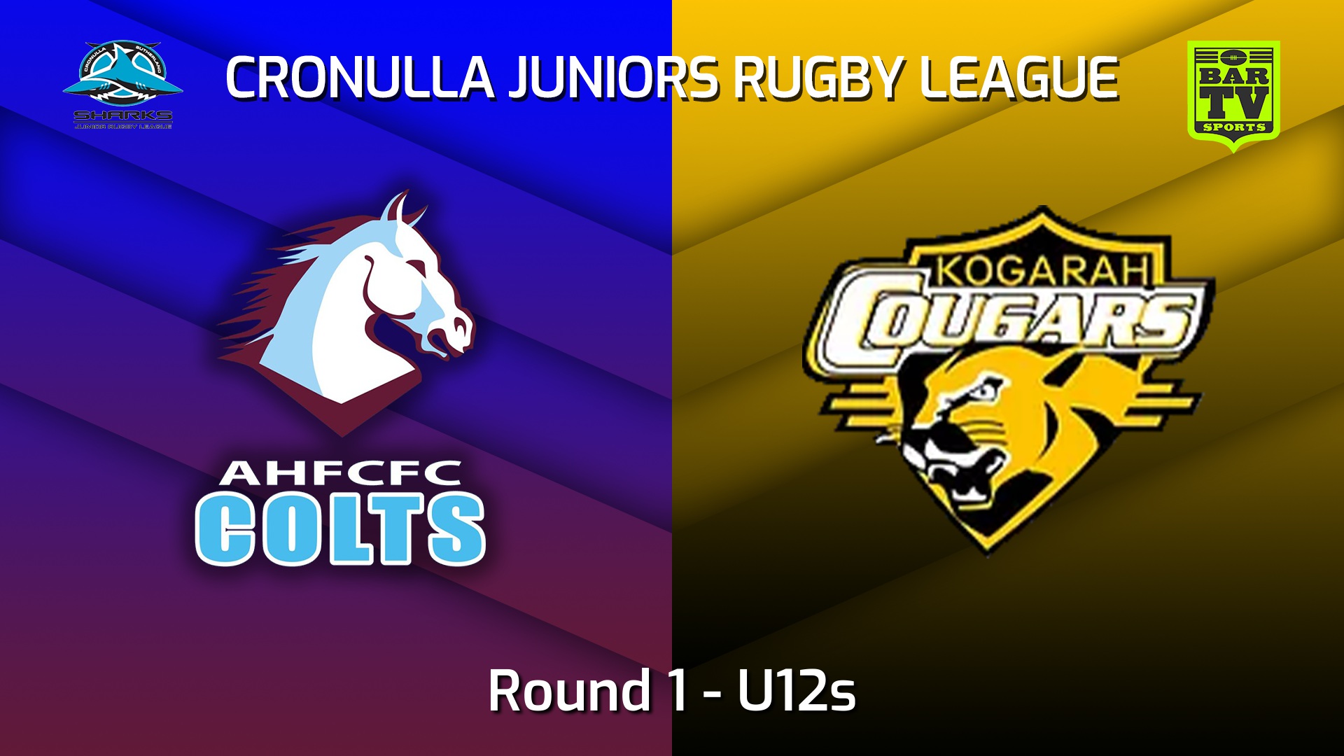 220430-Cronulla Juniors - Under 12 - Round 1 - Aquinas Colts v Kogarah Cougars Slate Image