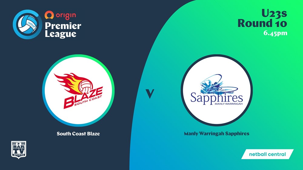 NSW Prem League Round 10 - U23s - South Coast Blaze v Manly Warringah Sapphires Slate Image