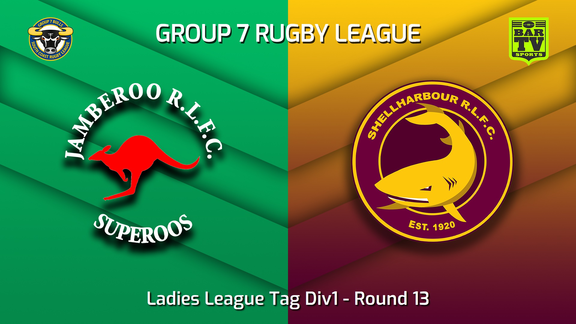 230708-South Coast Round 13 - Ladies League Tag Div1 - Jamberoo Superoos v Shellharbour Sharks Slate Image