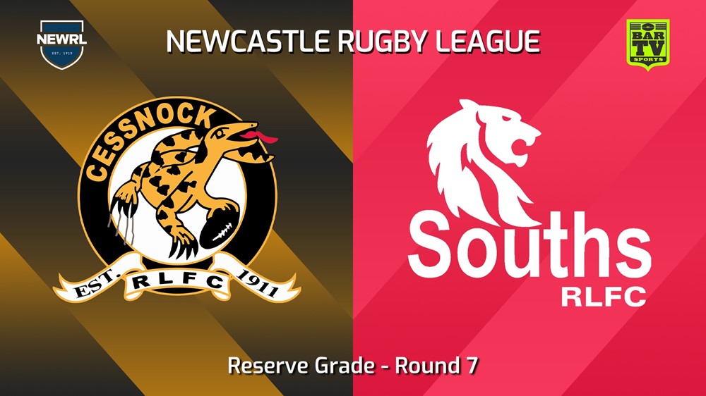 240601-video-Newcastle RL Round 7 - Reserve Grade - Cessnock Goannas v South Newcastle Lions Slate Image