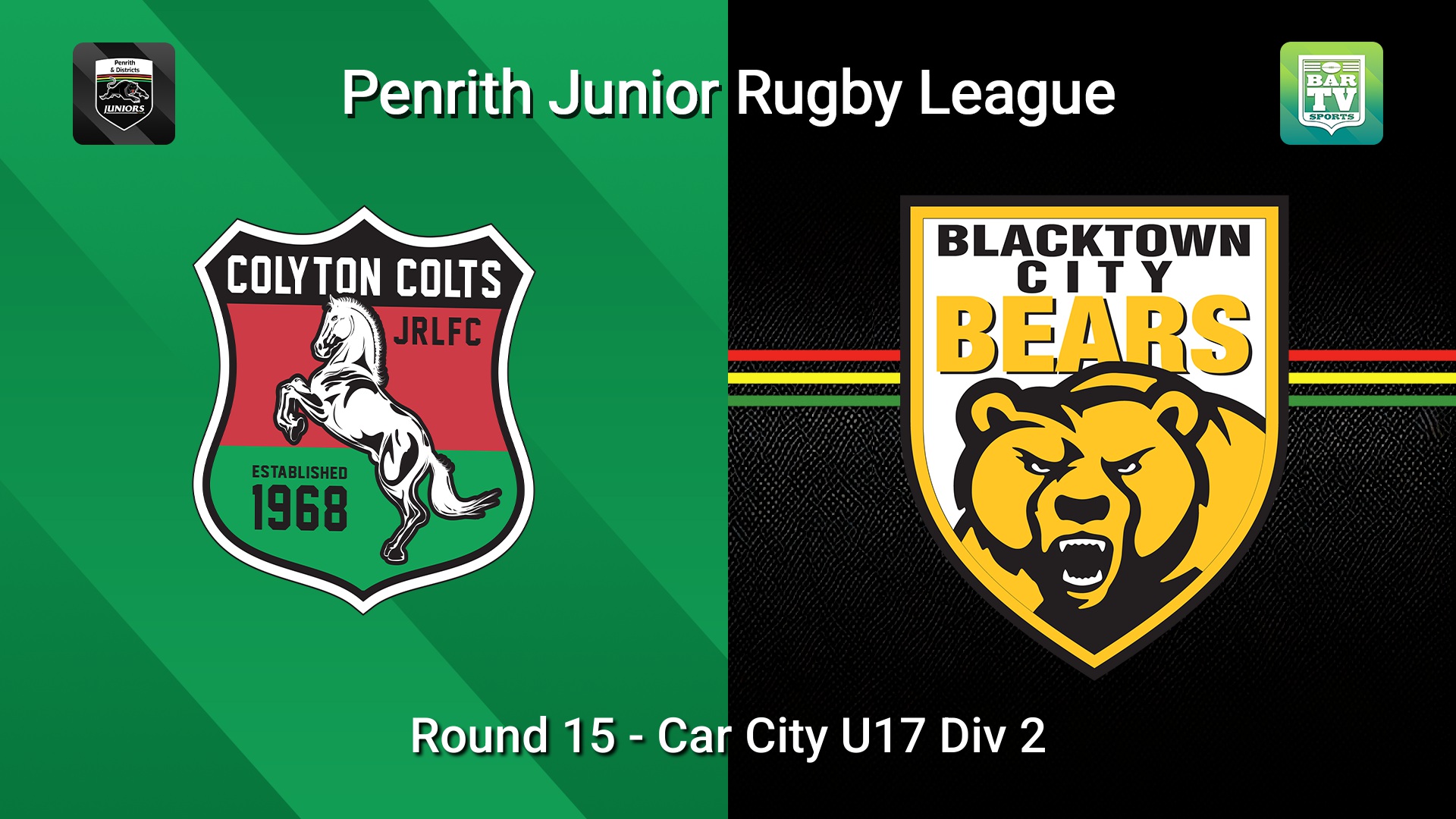 260808-video-Penrith & District Junior Rugby League Round 15 - Car City U17 Div 2 - Colyton v Blacktown City Slate Image